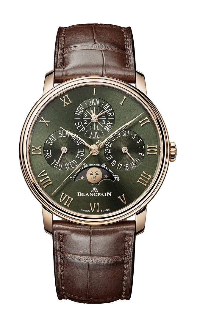 Blancpain Villeret Quantième Perpétuel luxury timepiece - detailed view