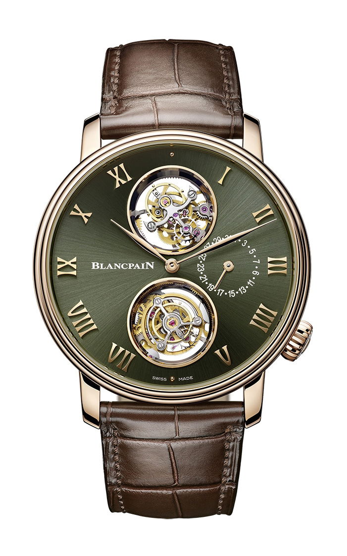 Blancpain Villeret Tourbillon Carrousel luxury timepiece - detailed view