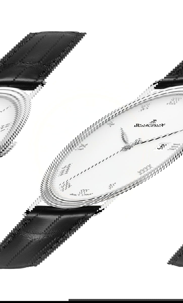 Blancpain Villeret Ultraplate 38 luxury timepiece - detailed view