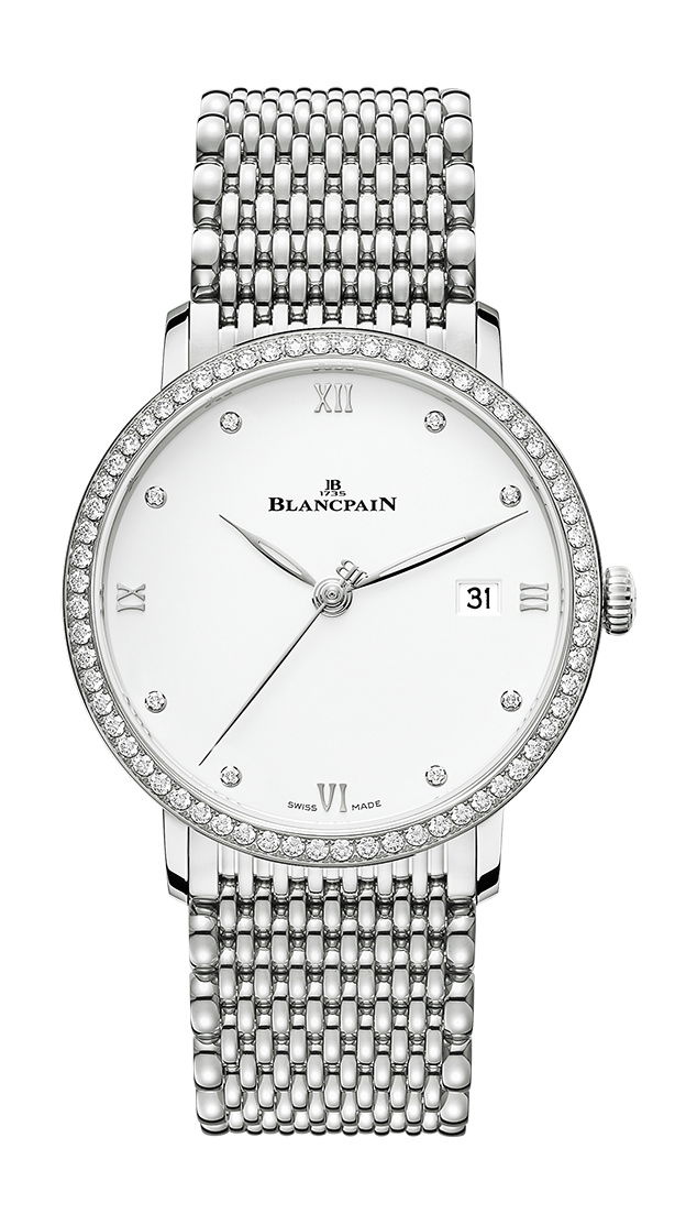 Blancpain Villeret Ultraplate luxury timepiece - detailed view