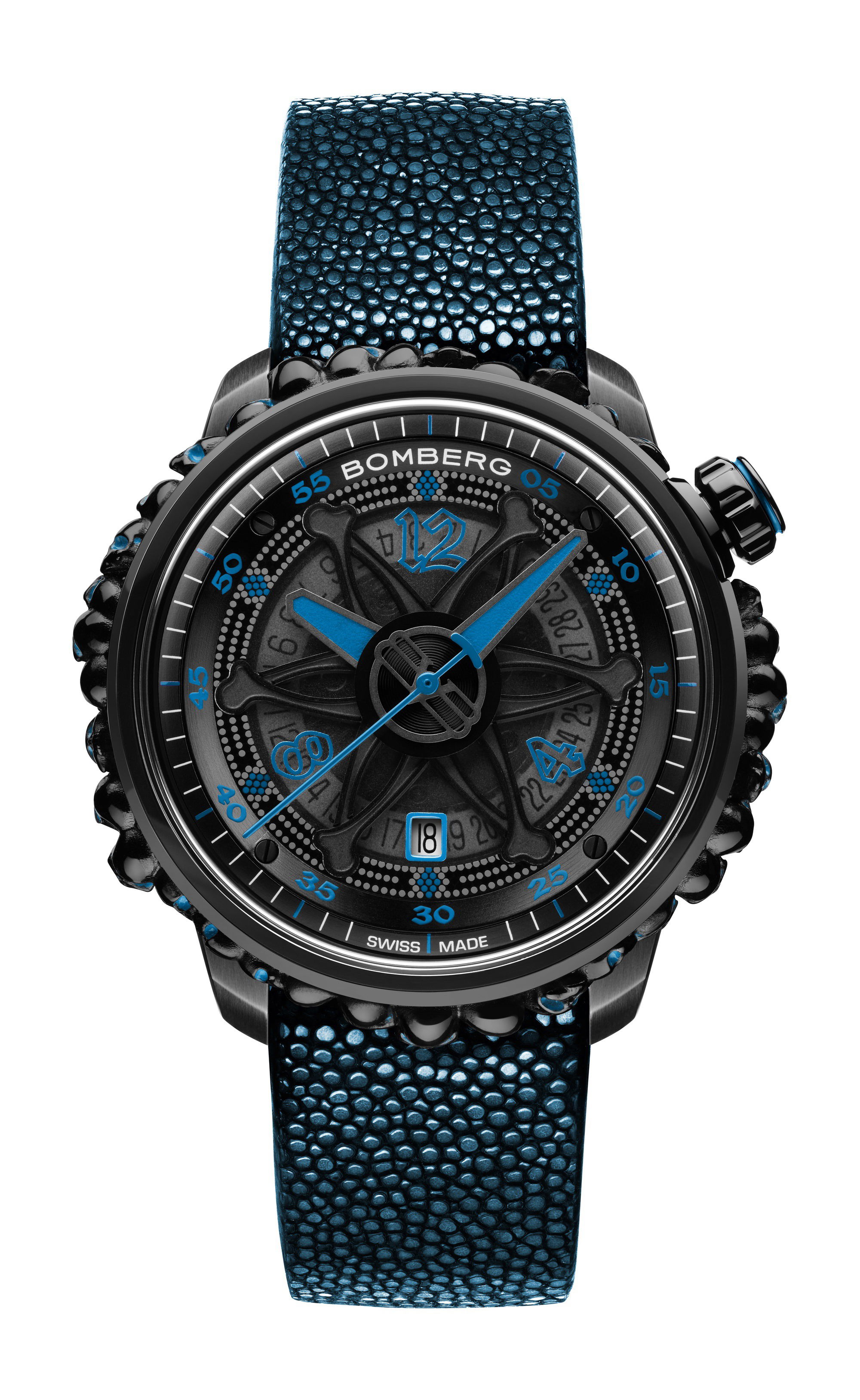 Bomberg BB-01 Automatic Catacomb Blue watch