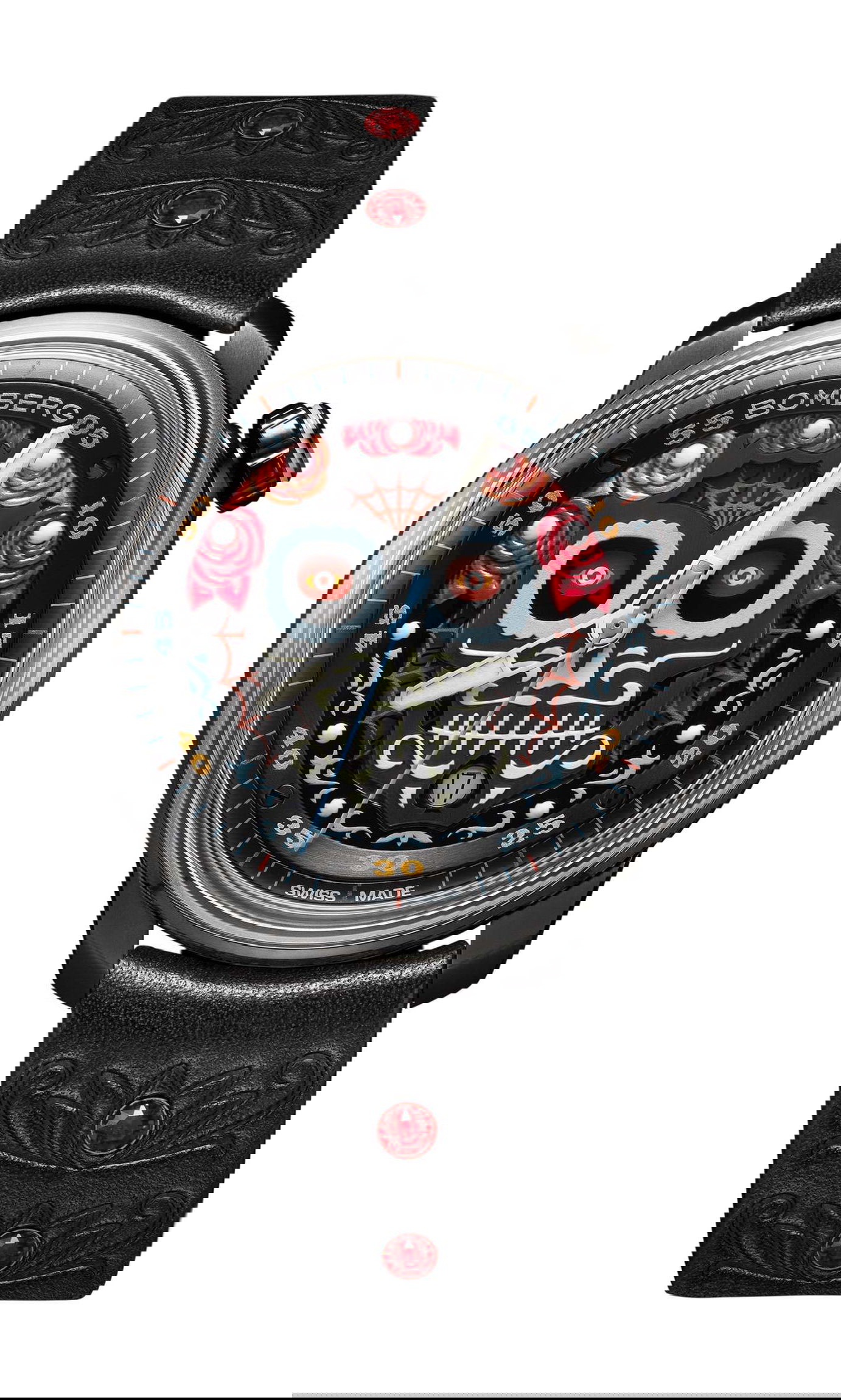 Bomberg BB-01 Automatic Dia de los Muertos Red watch