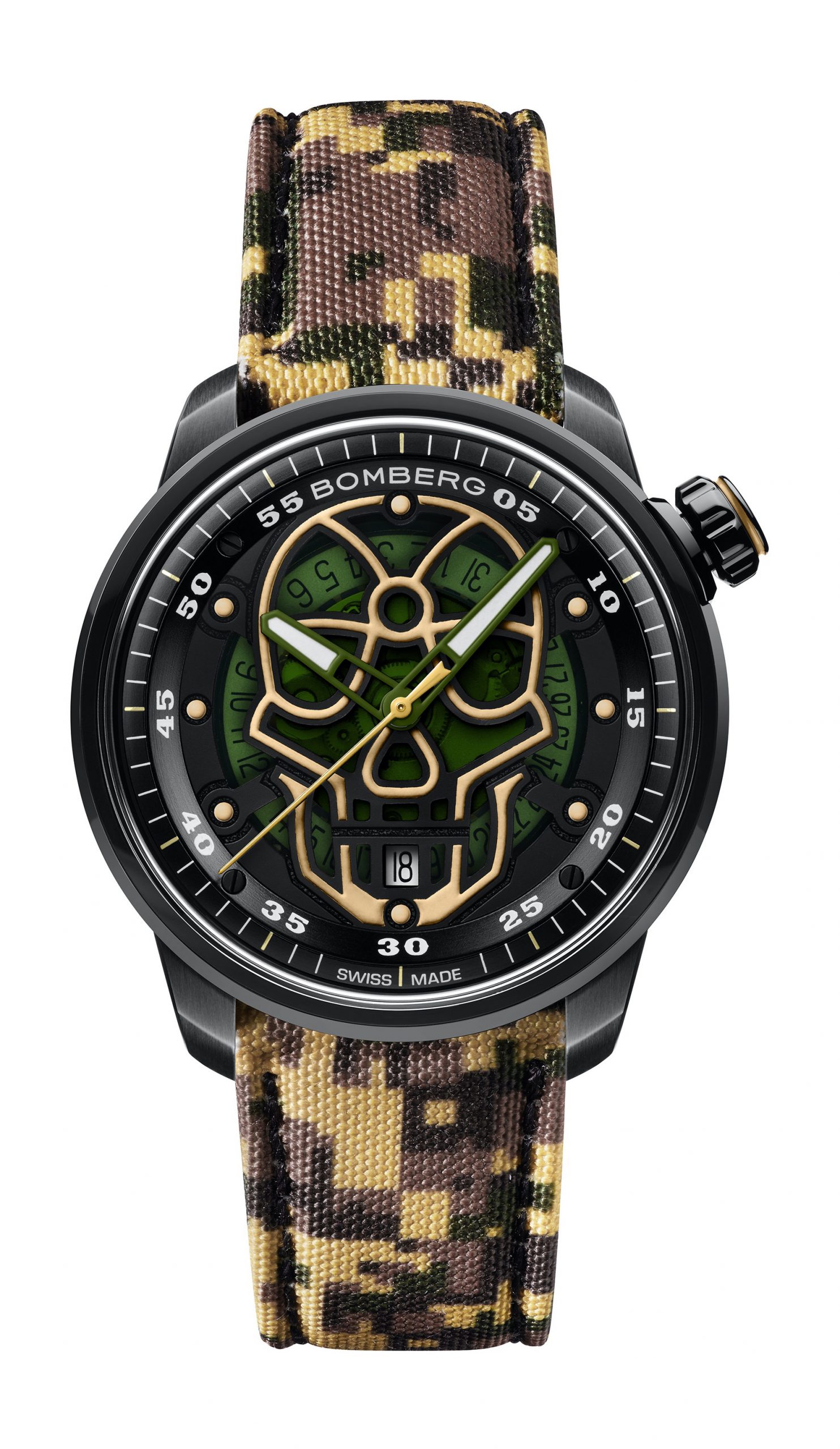 Bomberg BB-01 AUTOMATIC MILITARY SKULL LIMITED EDITION watch