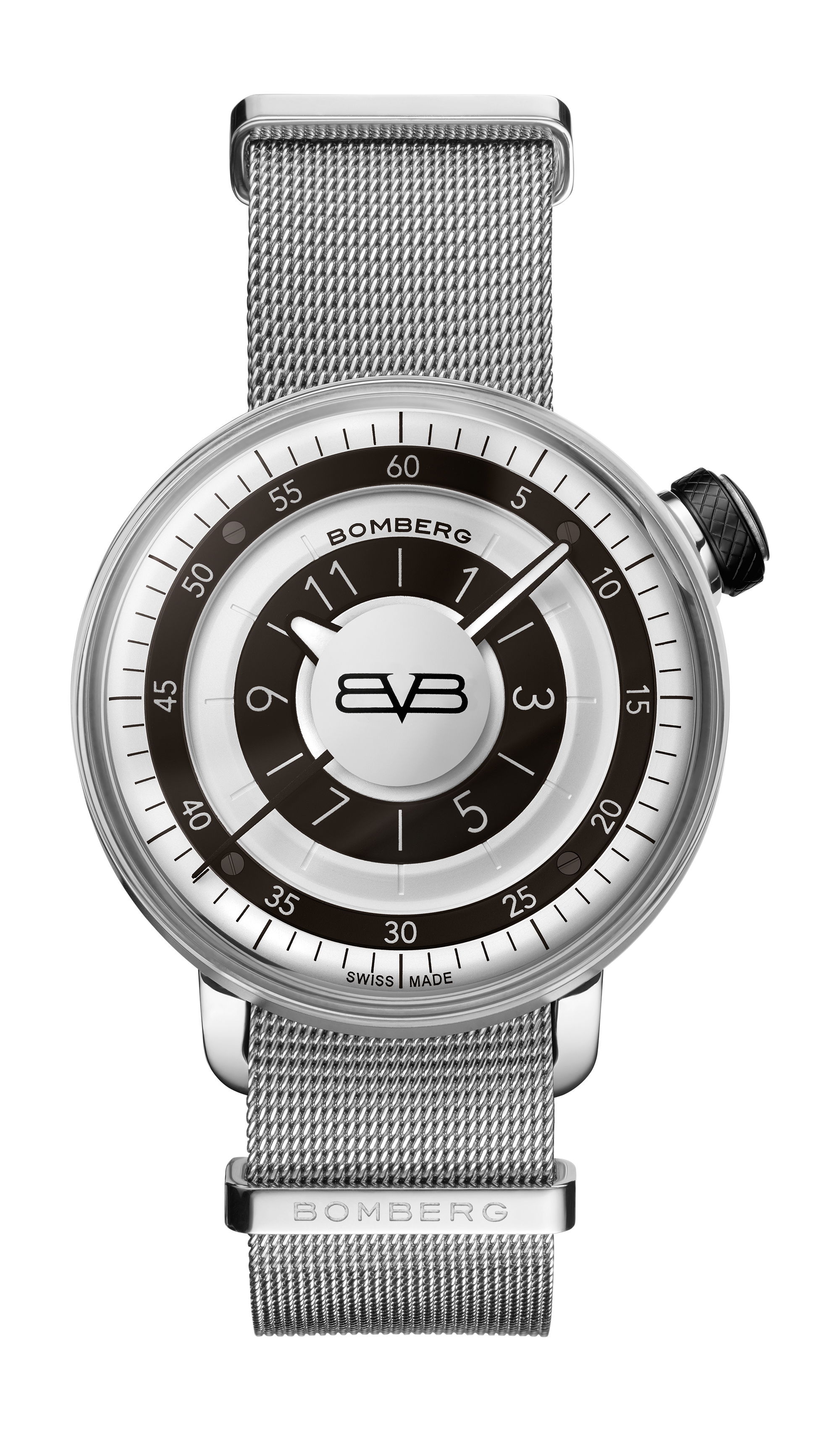 Bomberg BB-01 BLACK & SILVER watch