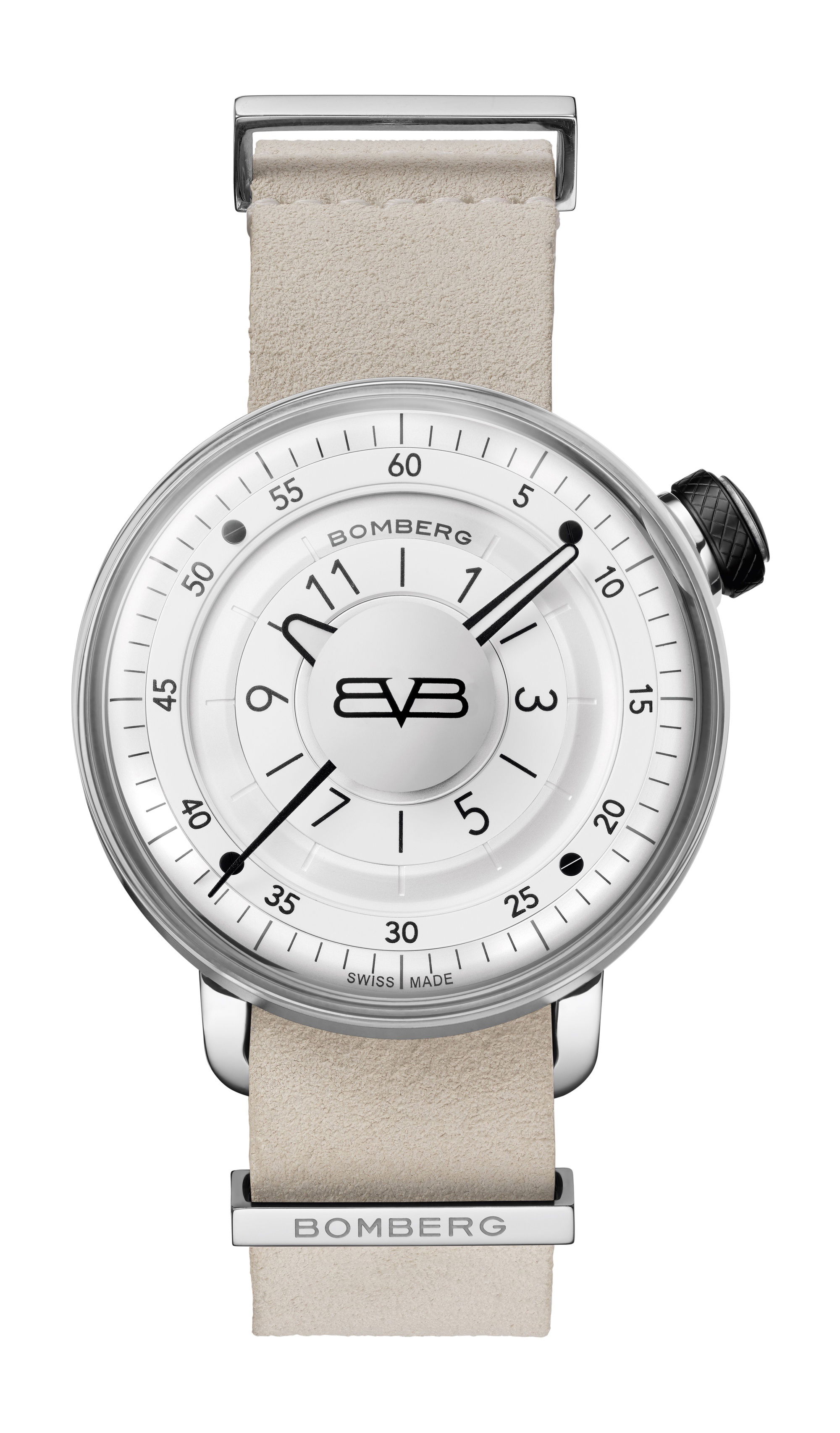 Bomberg BB-01 IVORY luxury timepiece - detailed view