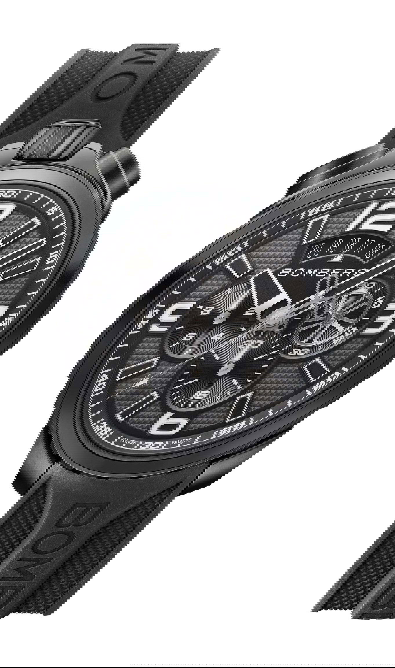 Bomberg BOLT-68 Heritage Black luxury timepiece - detailed view
