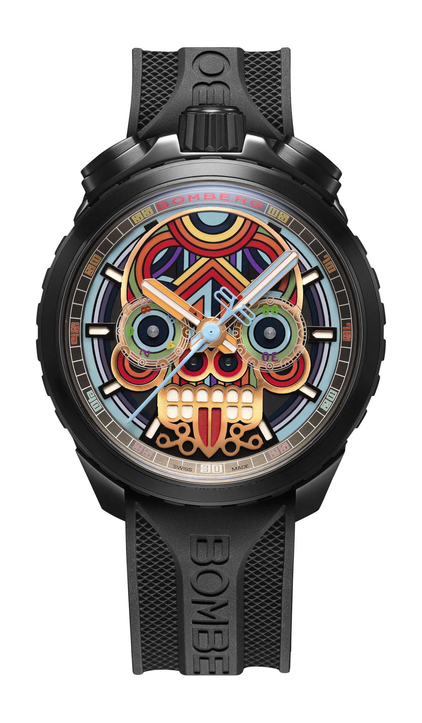 Bomberg BOLT-68 Heritage Golden May Special Edition luxury timepiece - detailed view