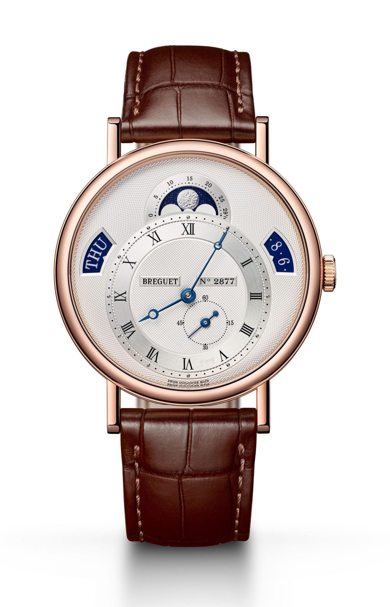 Breguet Classique Calendrier 7337 luxury timepiece - detailed view