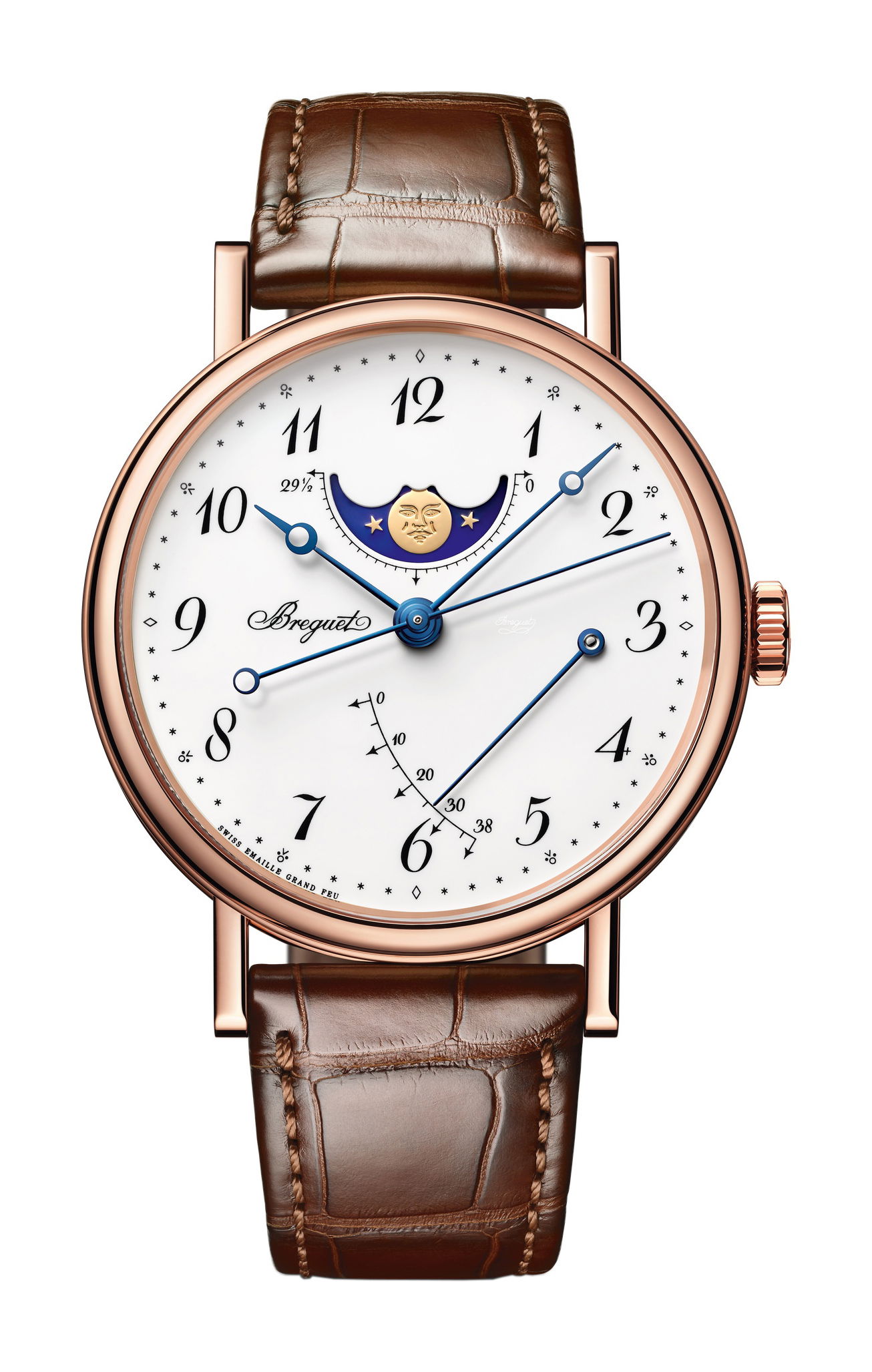 Breguet Classique 7787 luxury timepiece - detailed view
