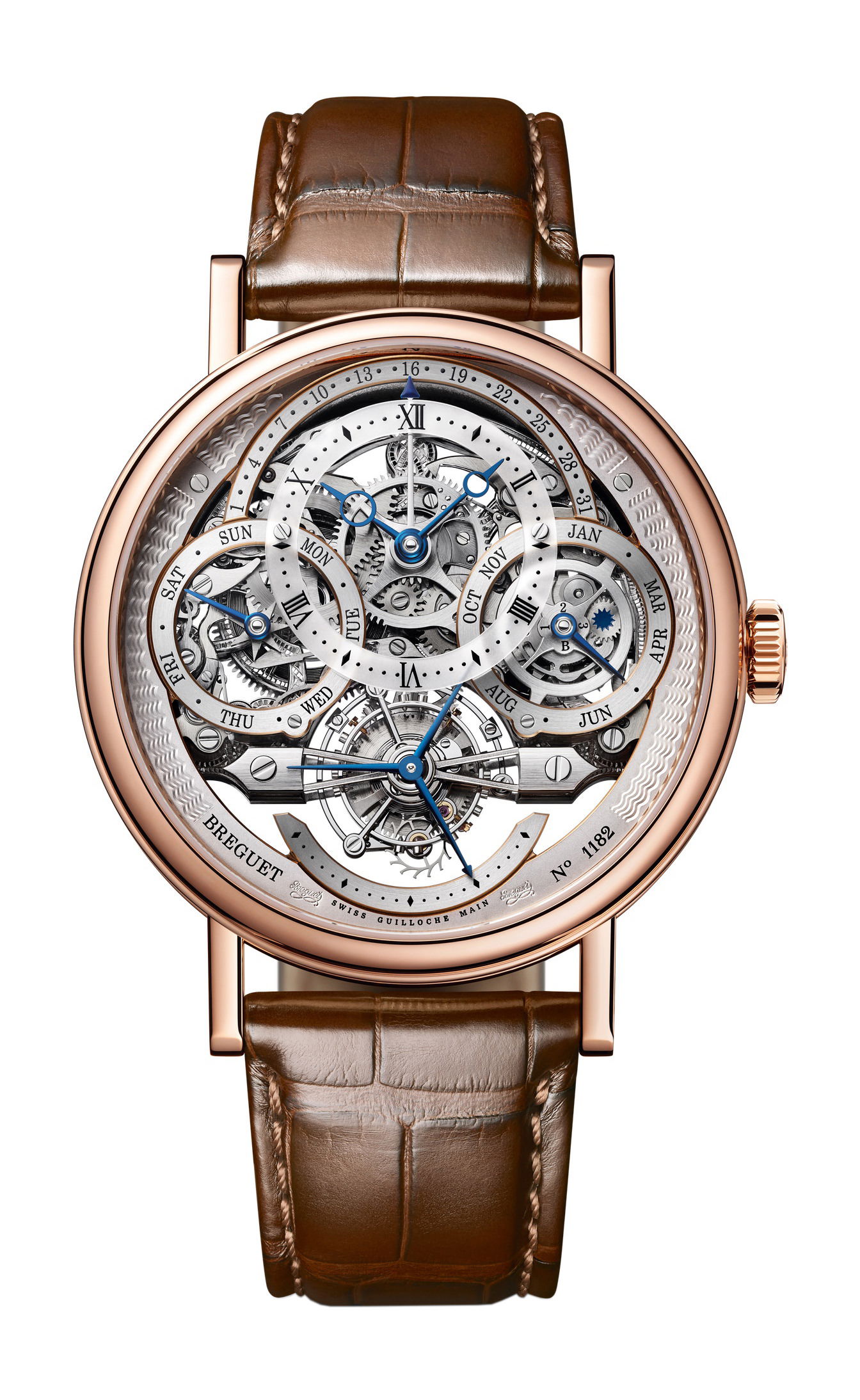Breguet Classique complications 3795 luxury timepiece - detailed view