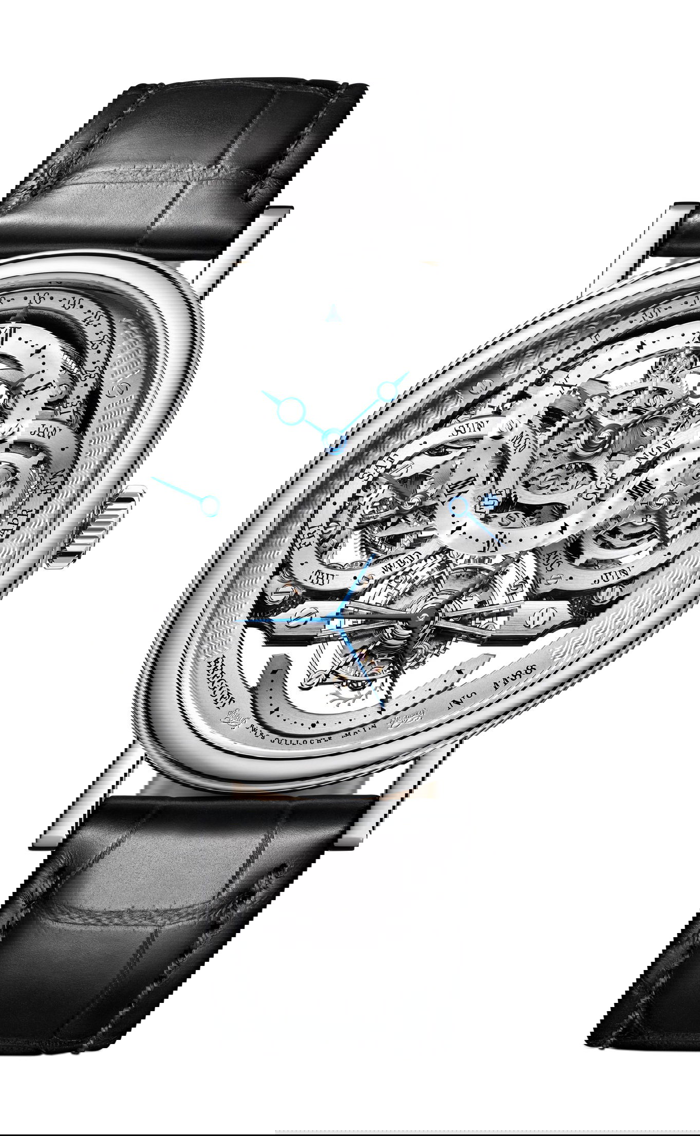Breguet Classique complications 3795 luxury timepiece - detailed view