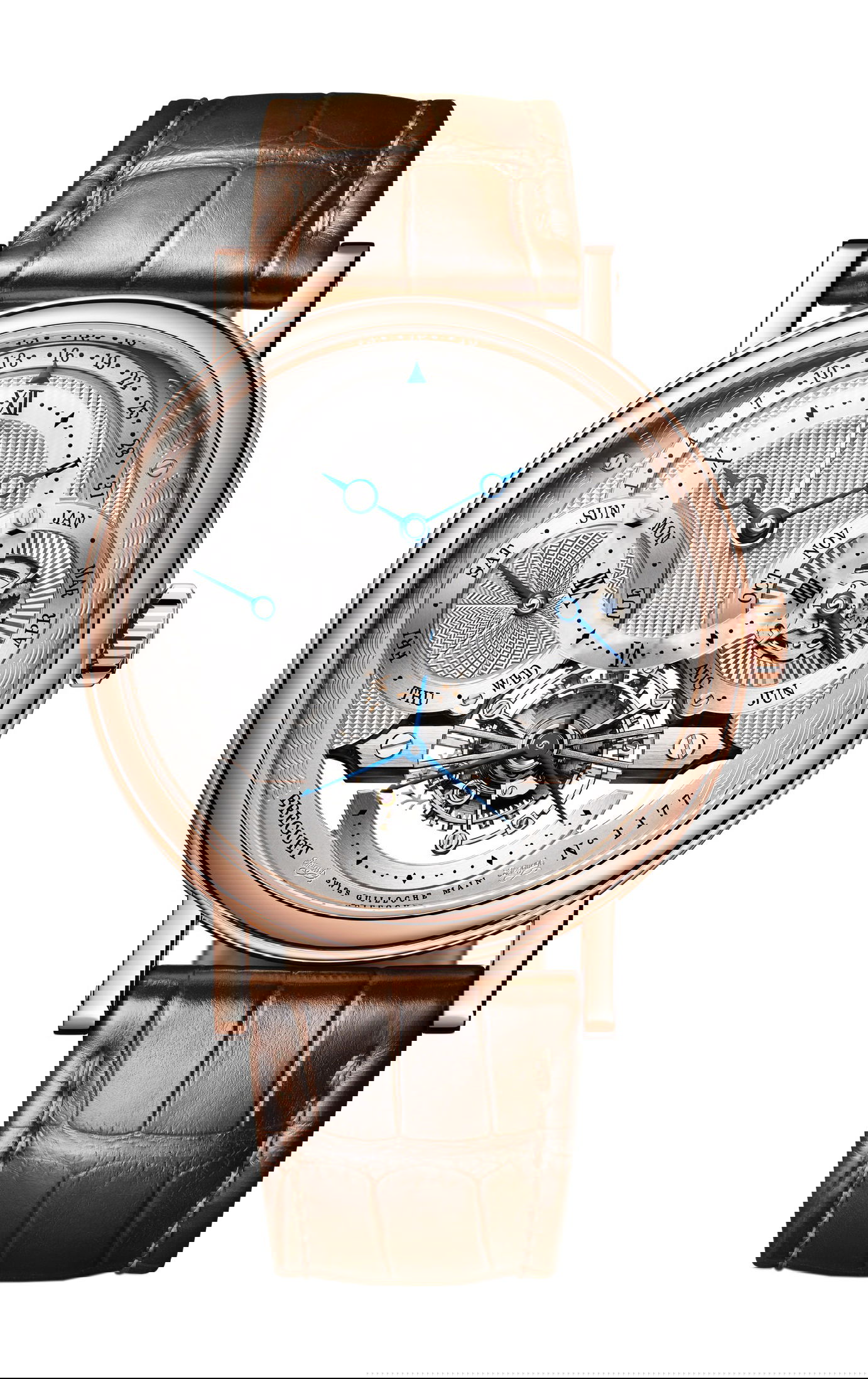 Breguet Classique complications 3797 luxury timepiece - detailed view