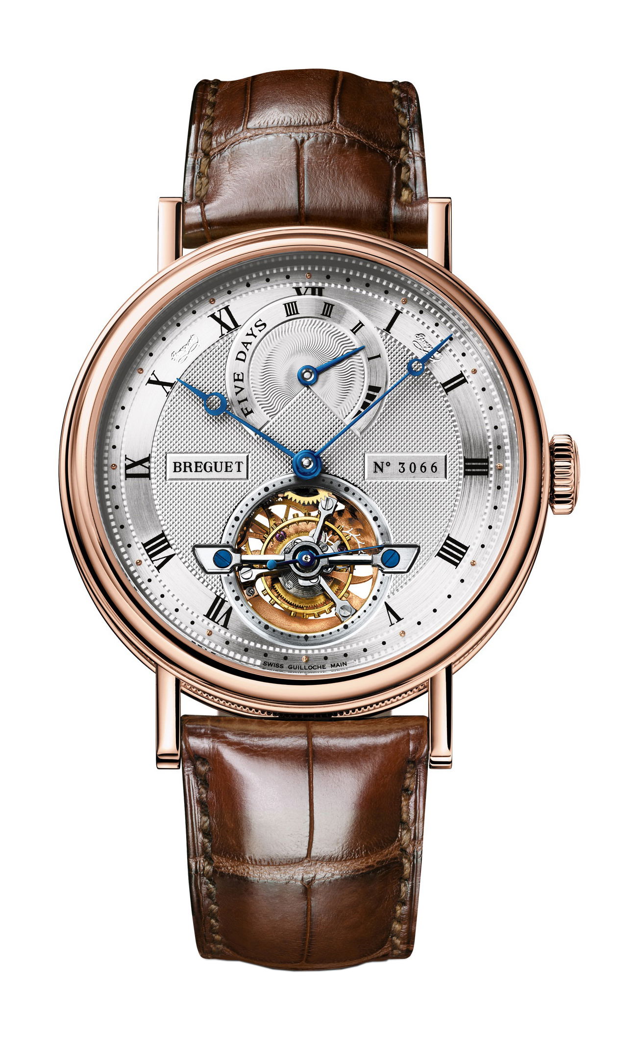 Breguet Classique complications 5317 luxury timepiece - detailed view