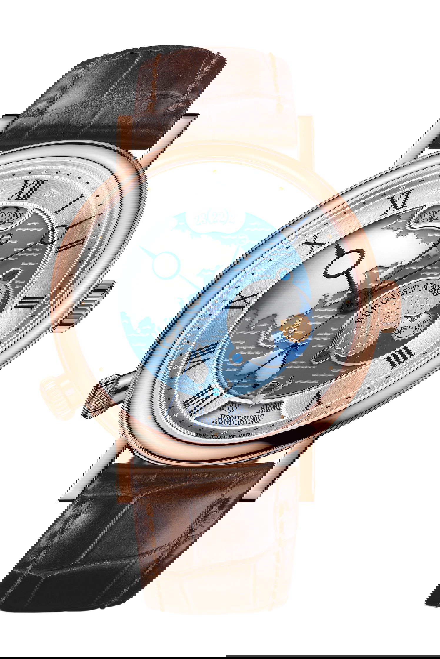 Breguet Classique Hora Mundi 5717 luxury timepiece - detailed view