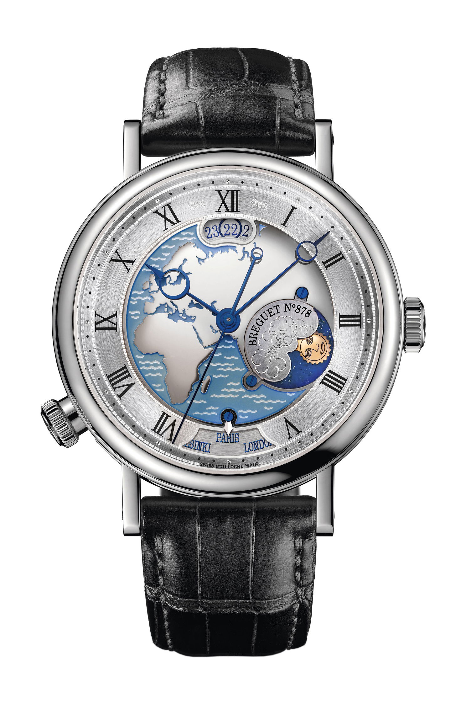 Breguet Classique Hora Mundi 5717 luxury timepiece - detailed view