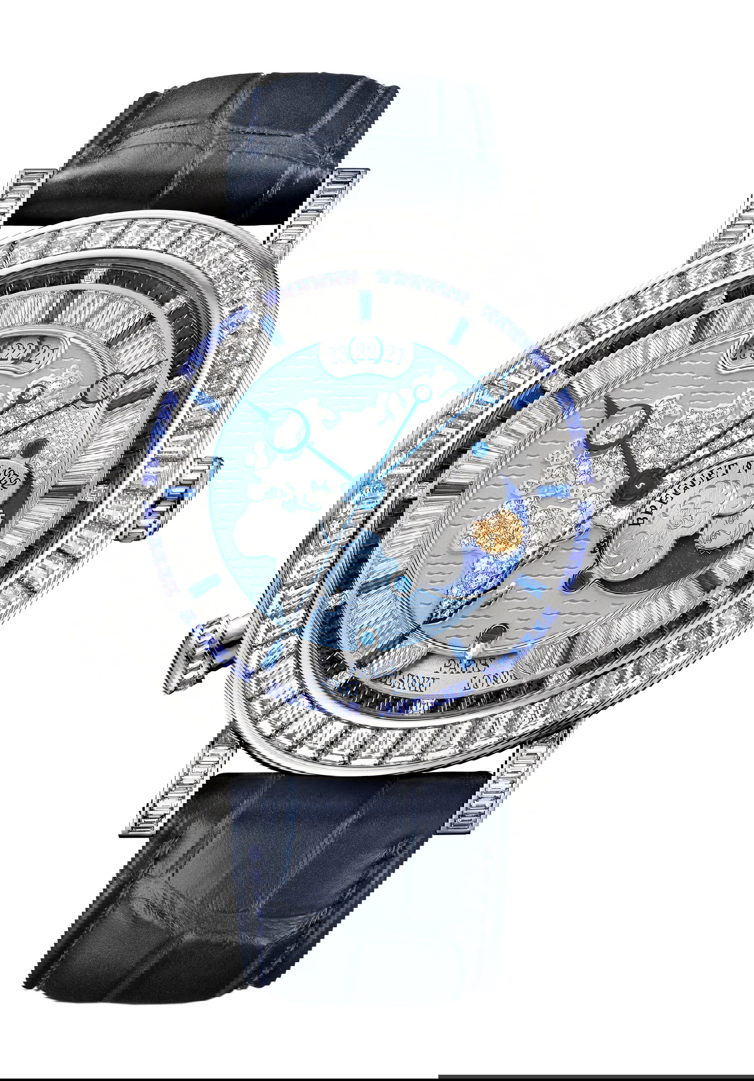 Breguet Classique Hora Mundi 5719 luxury timepiece - detailed view