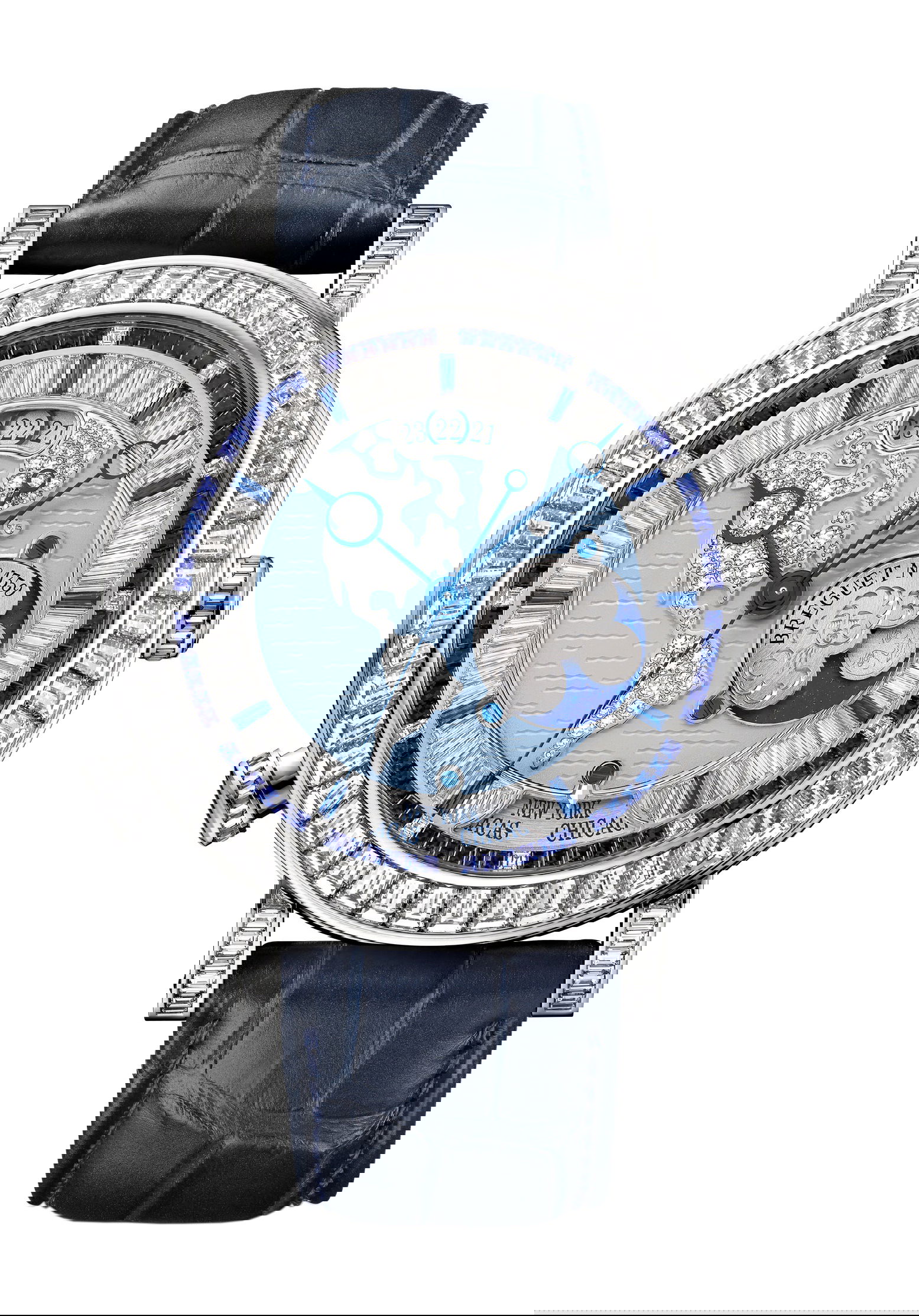 Breguet Classique Hora Mundi 5719 luxury timepiece - detailed view