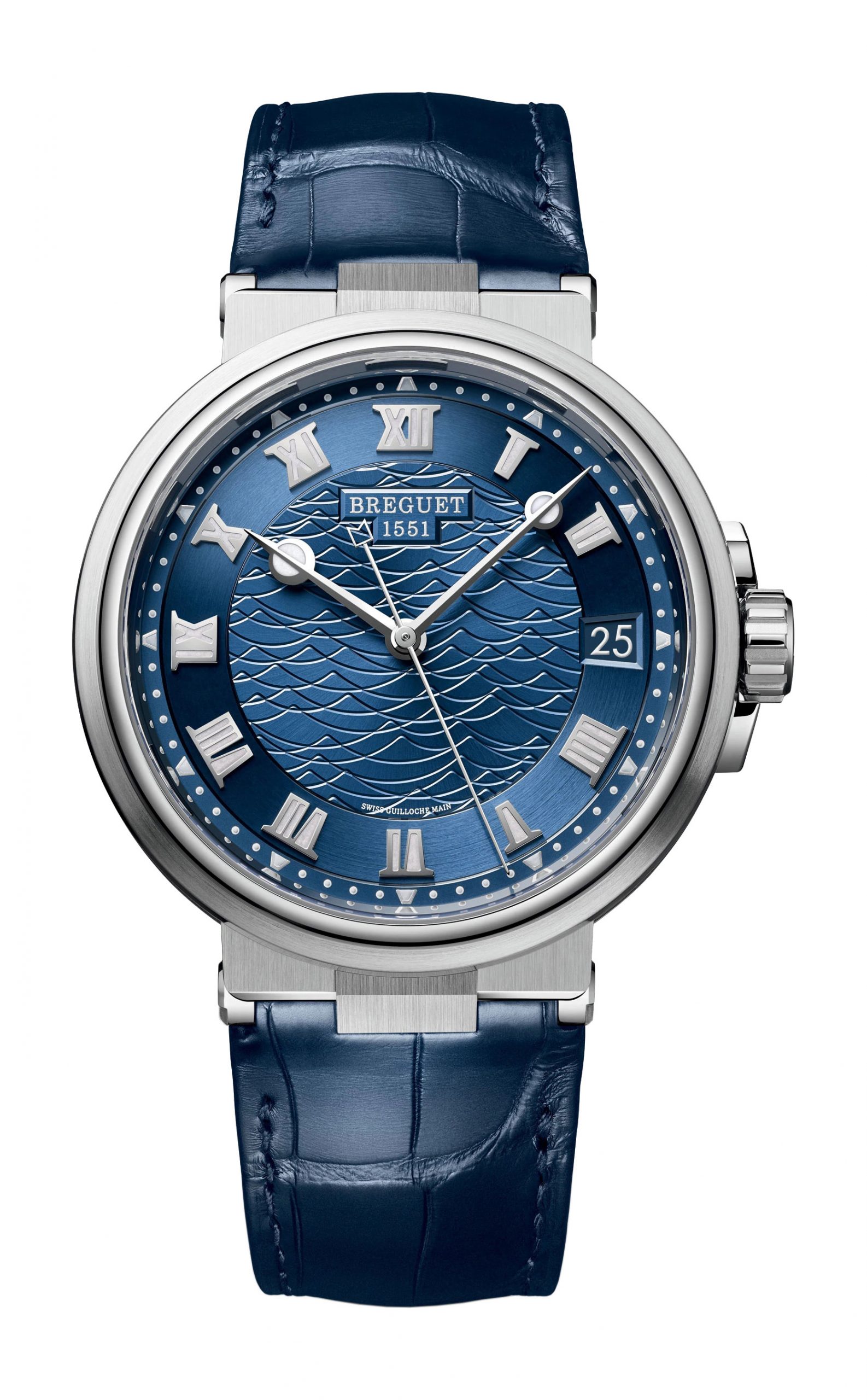 Breguet Marine 5517 luxury timepiece - detailed view