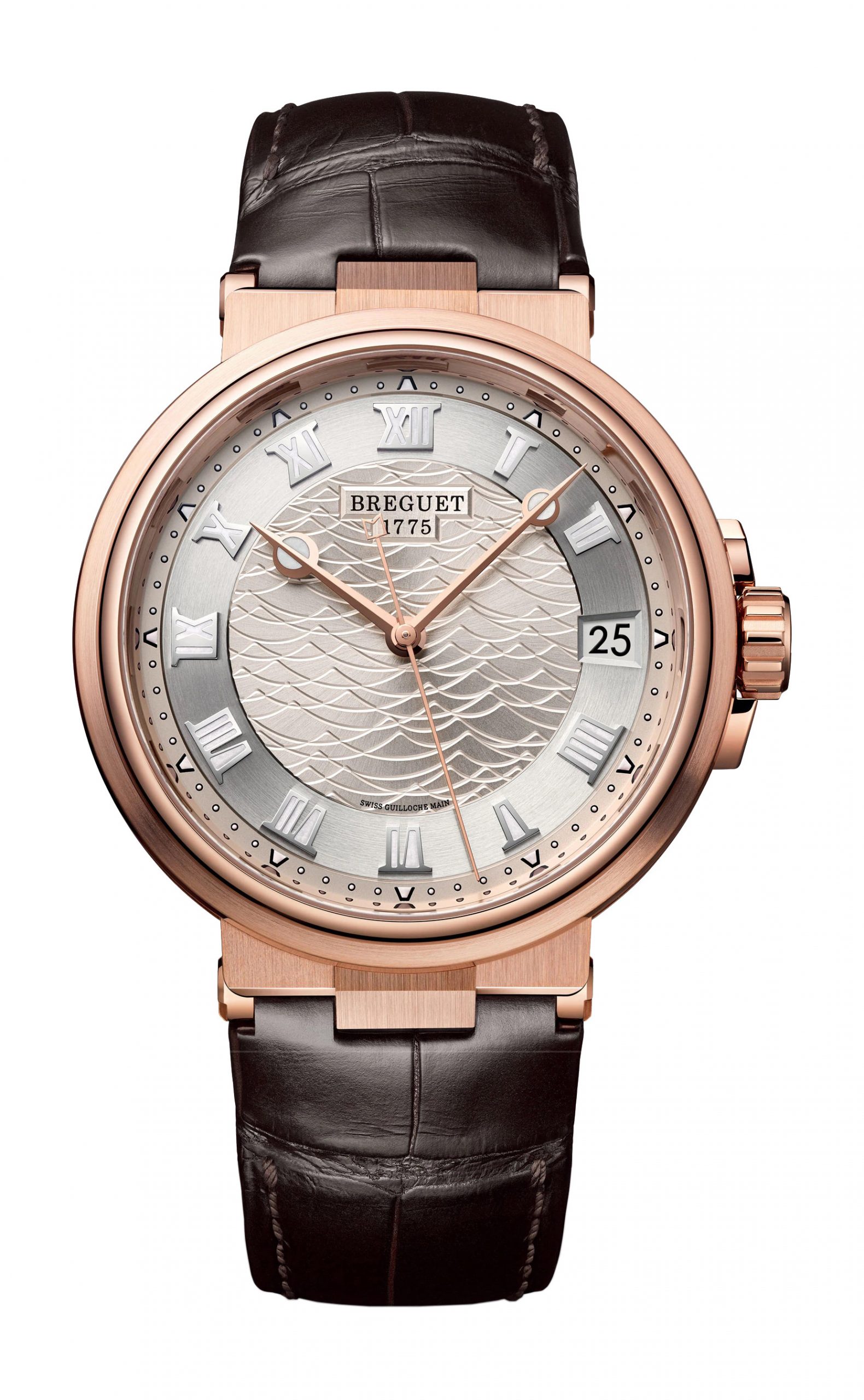 Breguet Marine 5517 luxury timepiece - detailed view