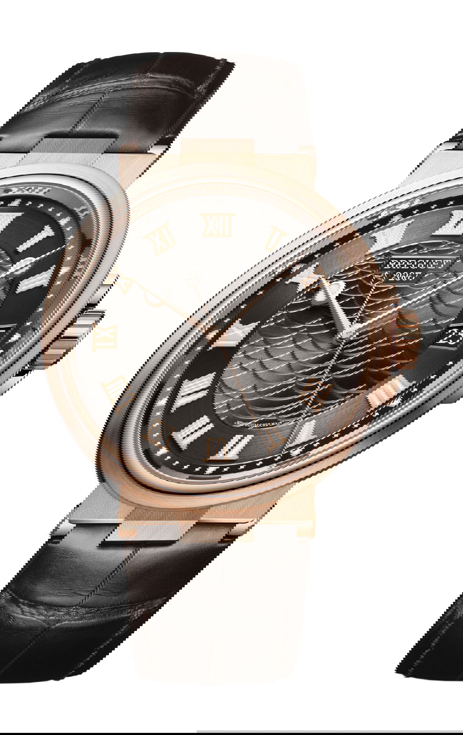 Breguet Marine 5517 luxury timepiece - detailed view
