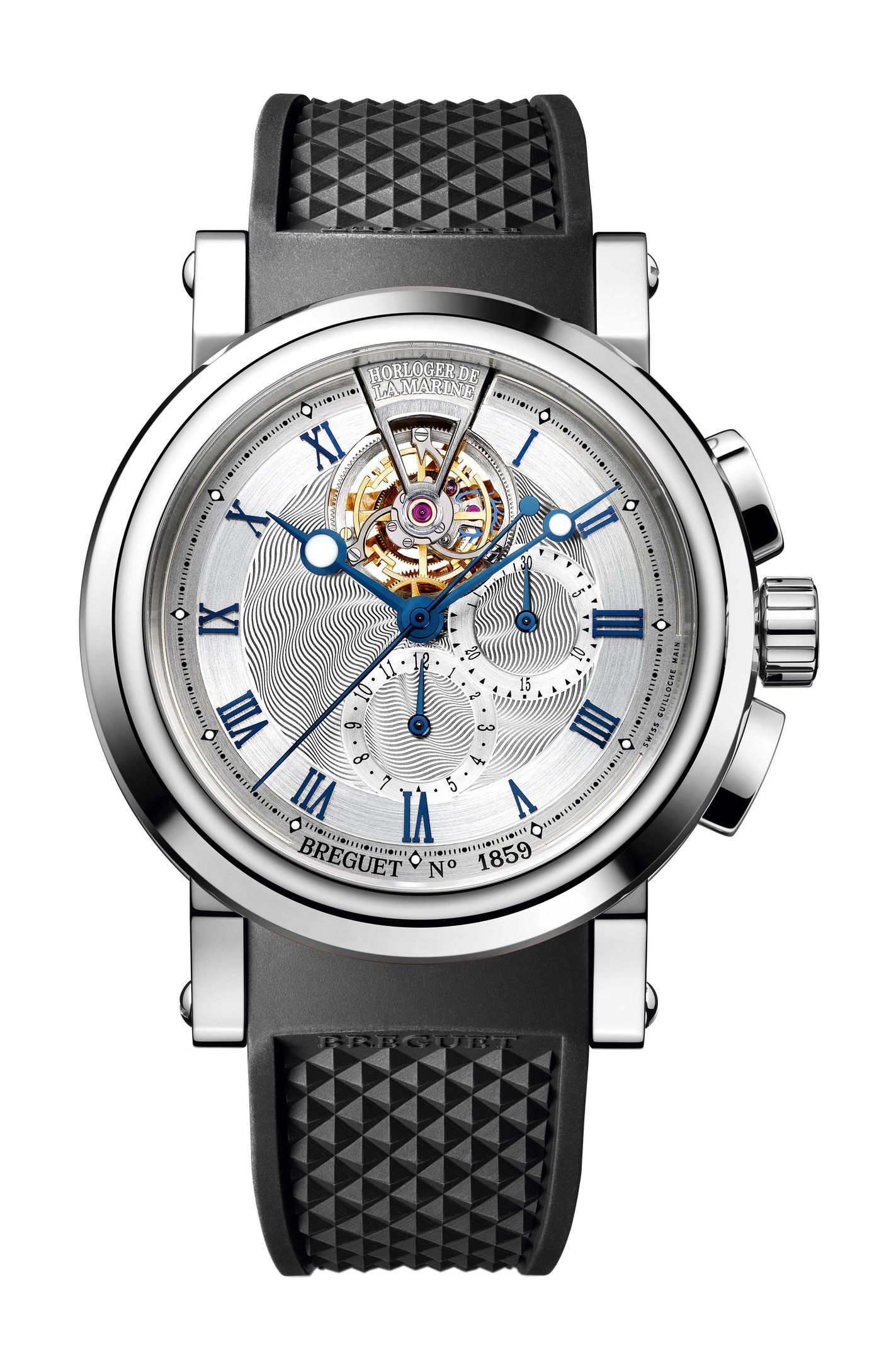 Breguet Marine 5837 luxury timepiece - detailed view