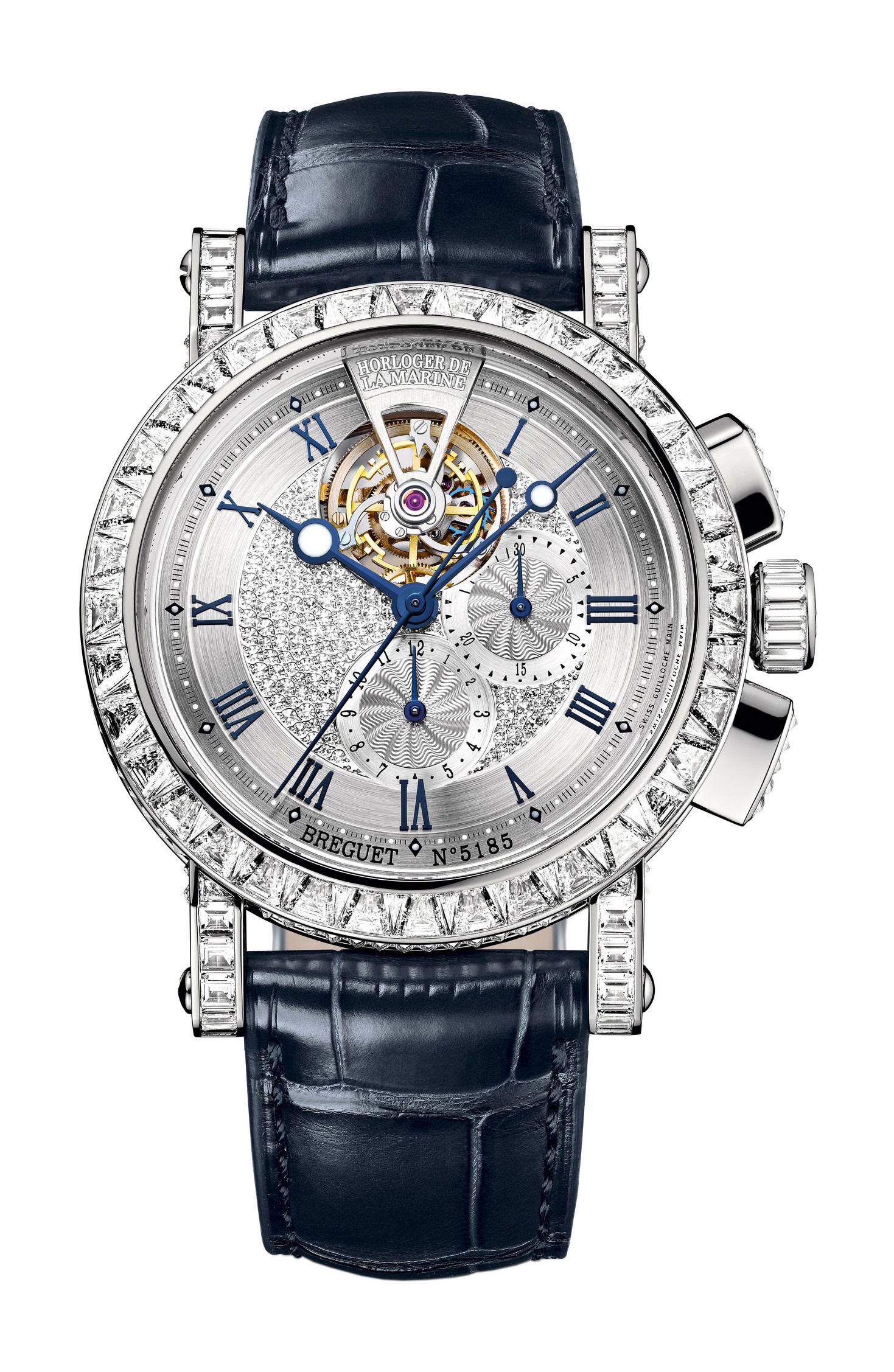 Breguet Marine 5839 luxury timepiece - detailed view