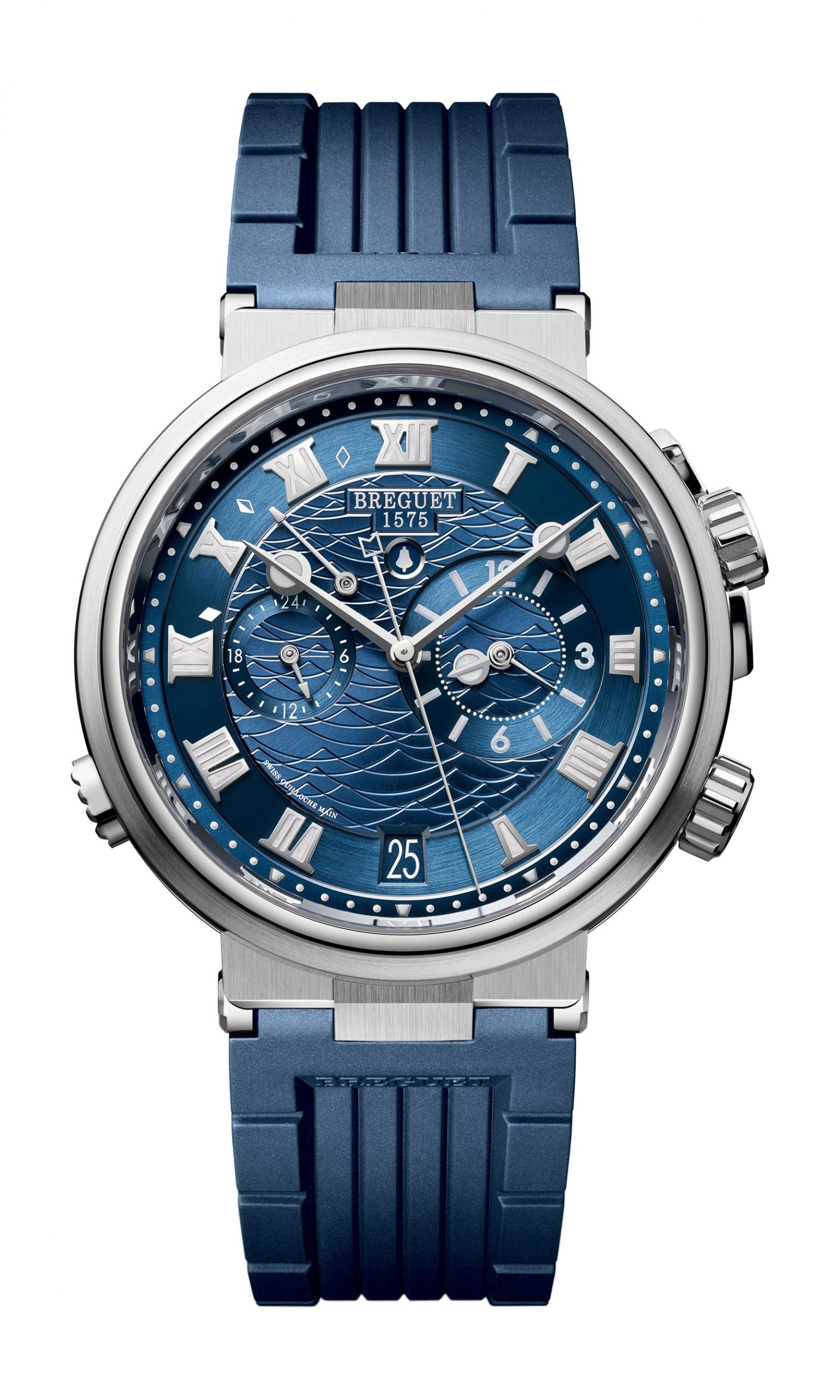 Breguet Marine Alarme Musicale 5547 luxury timepiece - detailed view