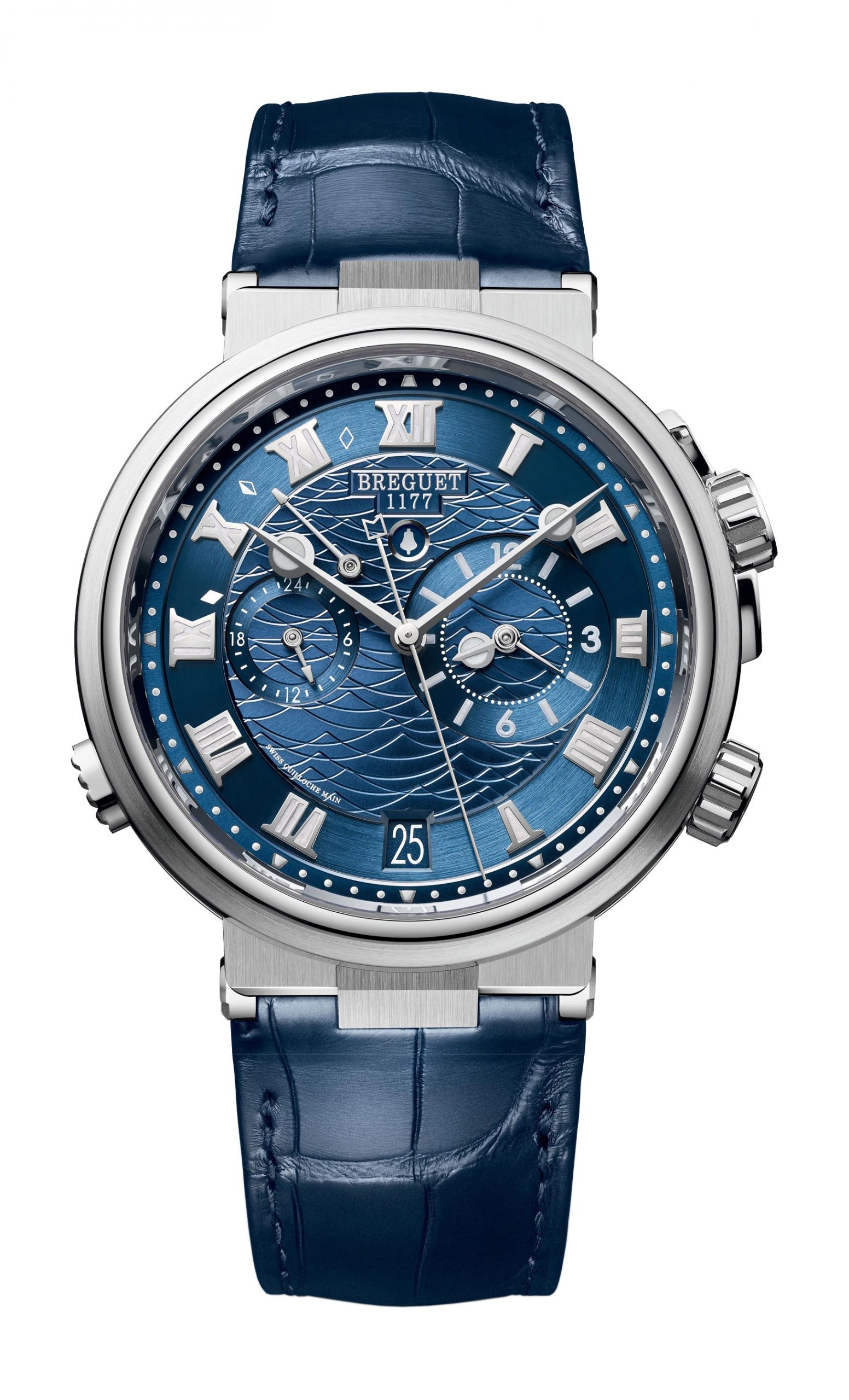 Breguet Marine Alarme Musicale 5547 luxury timepiece - detailed view