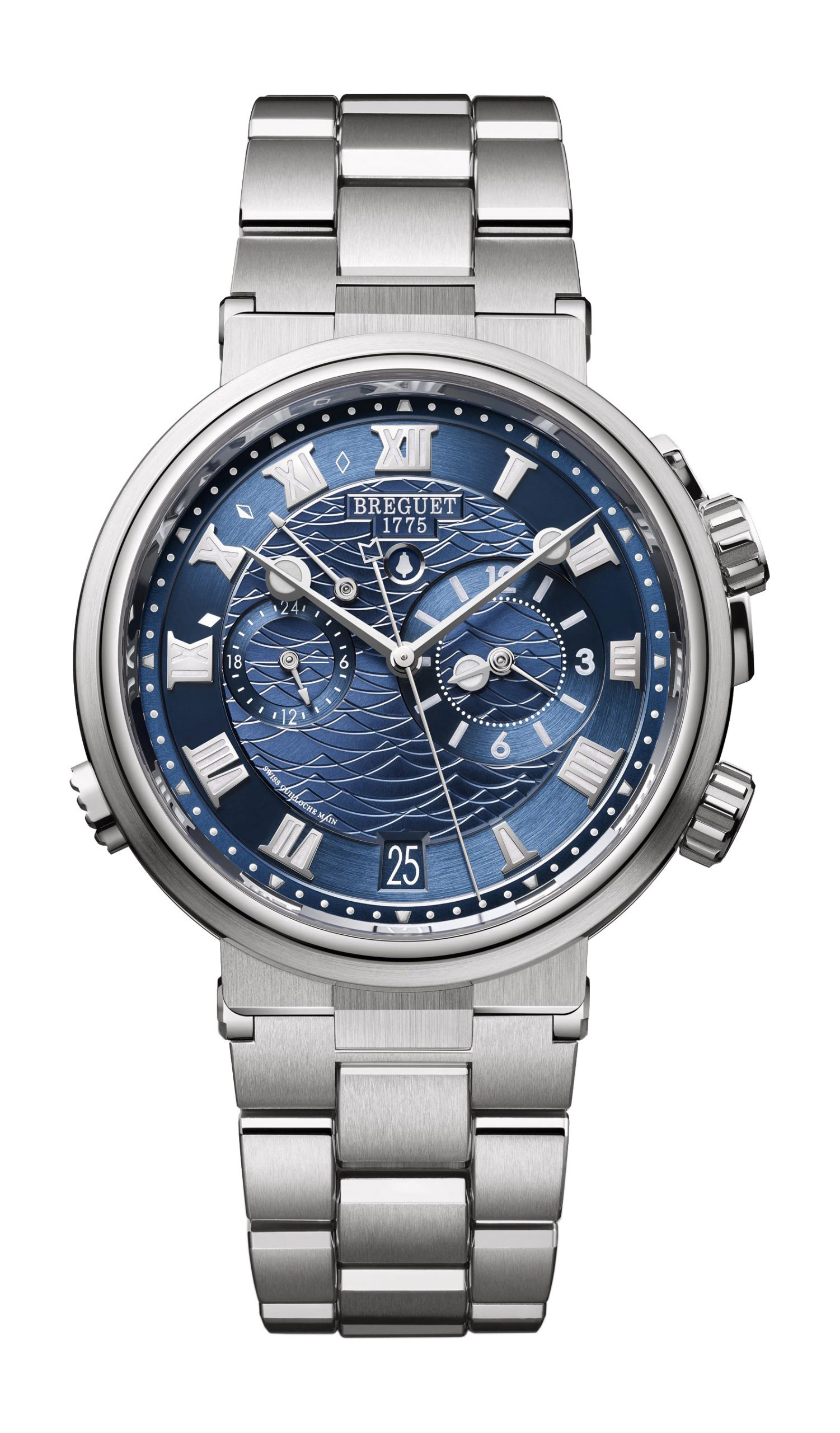 Breguet Marine Alarme Musicale 5547 luxury timepiece - detailed view