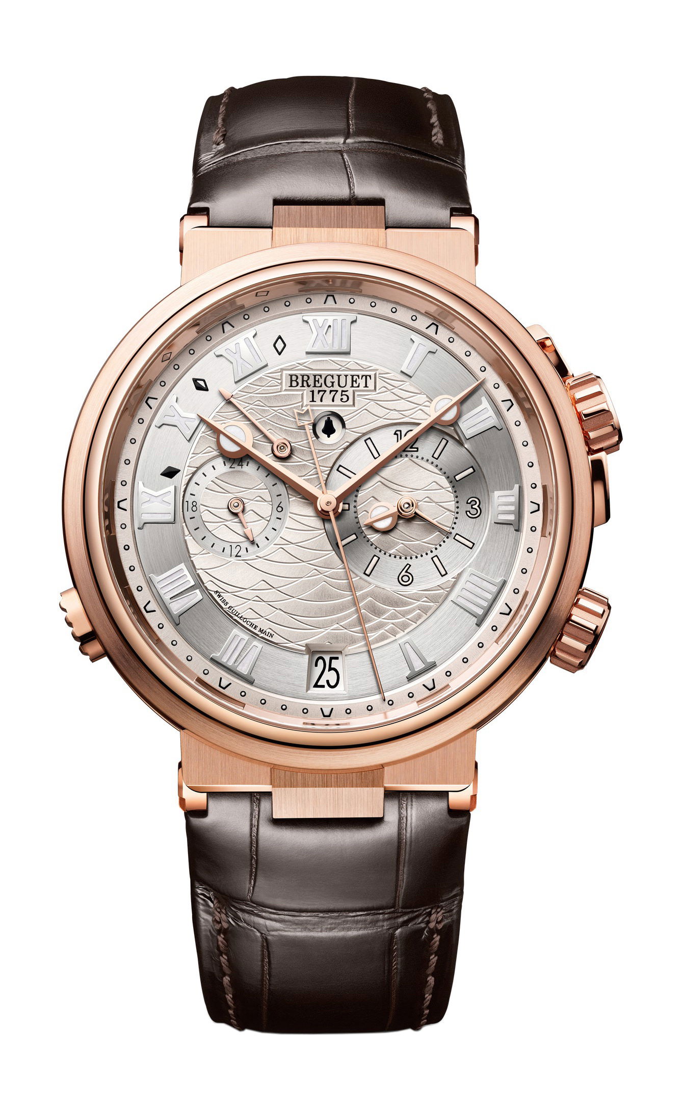 Breguet Marine Alarme Musicale 5547 luxury timepiece - detailed view