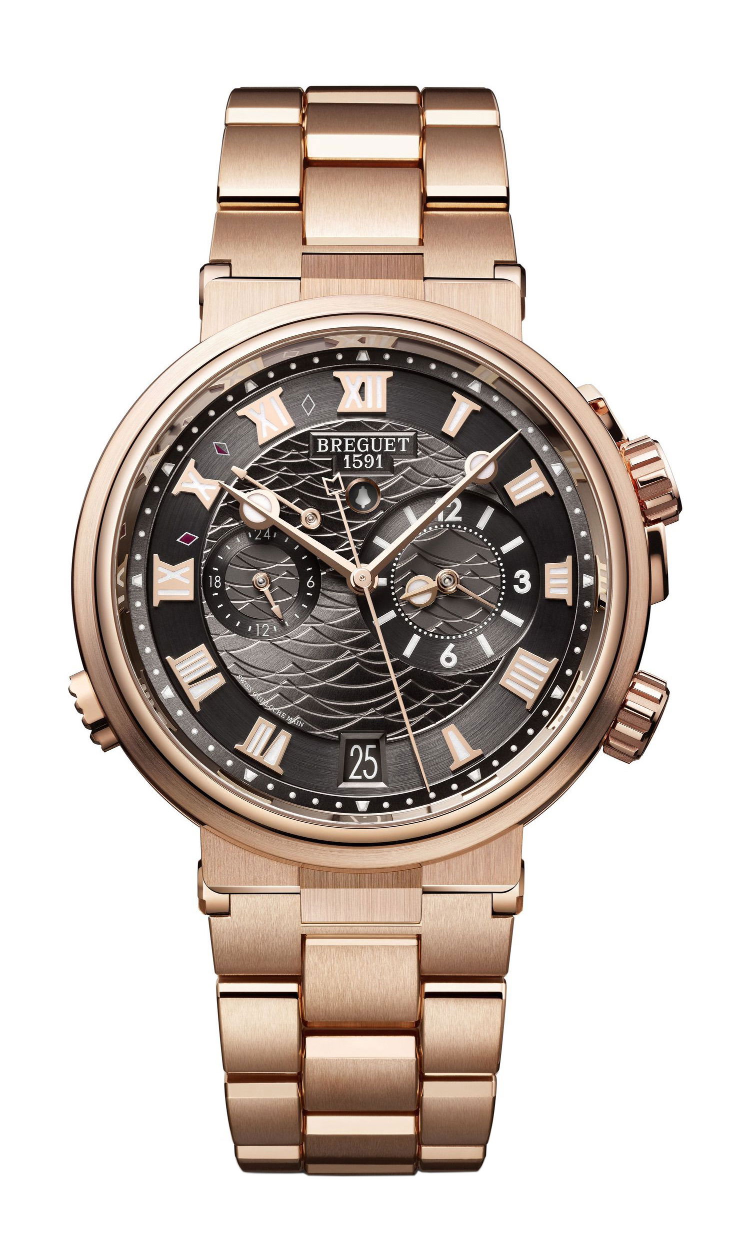 Breguet Marine Alarme Musicale 5547 luxury timepiece - detailed view