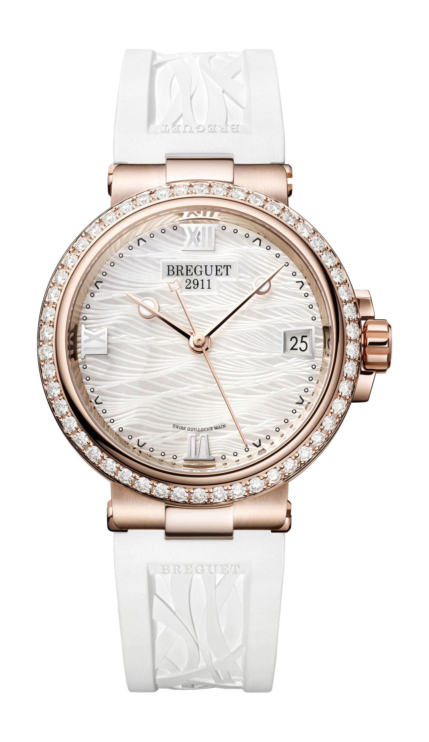 Breguet Marine Dame 9518 luxury timepiece - detailed view