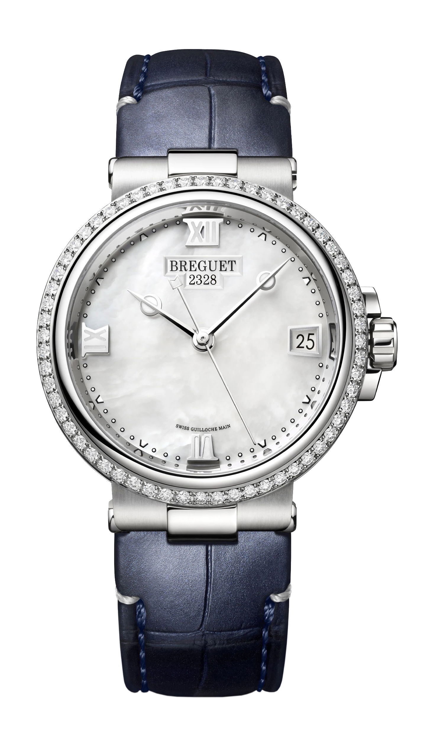 Breguet Marine Dame 9518 luxury timepiece - detailed view