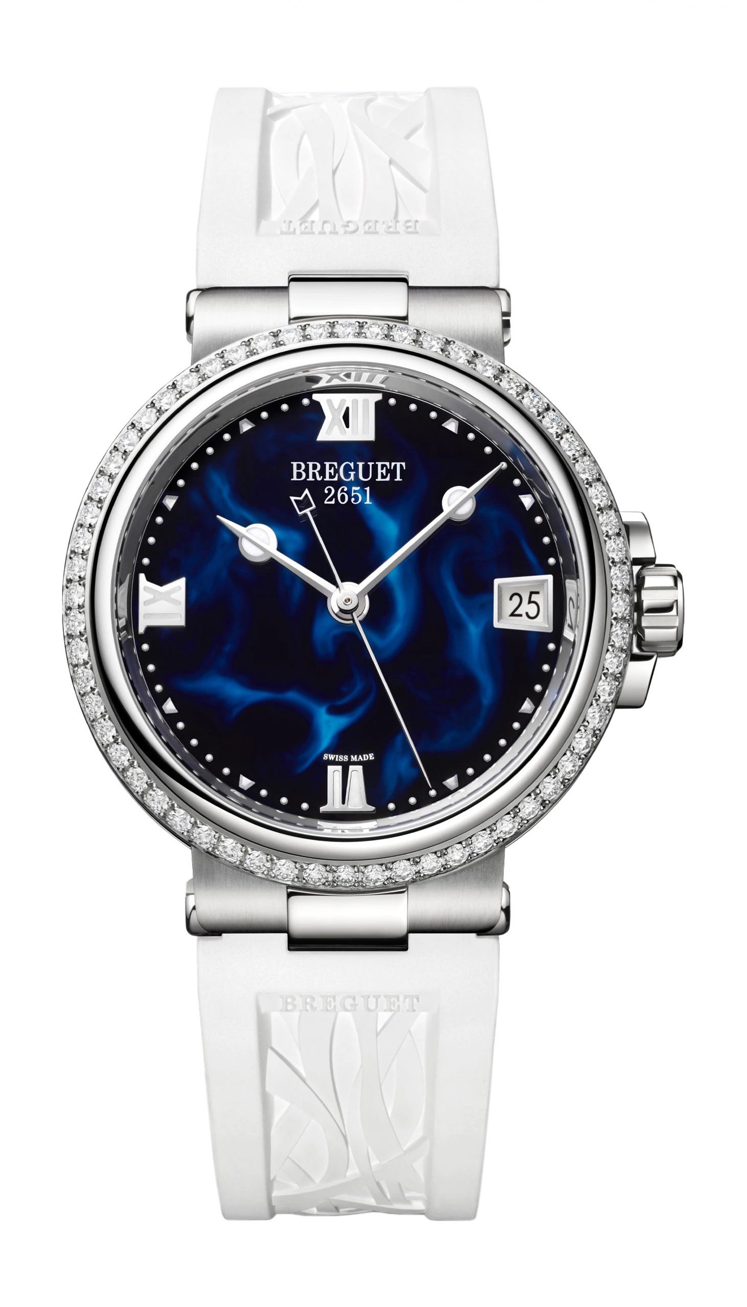 Breguet Marine Dame 9518 luxury timepiece - detailed view