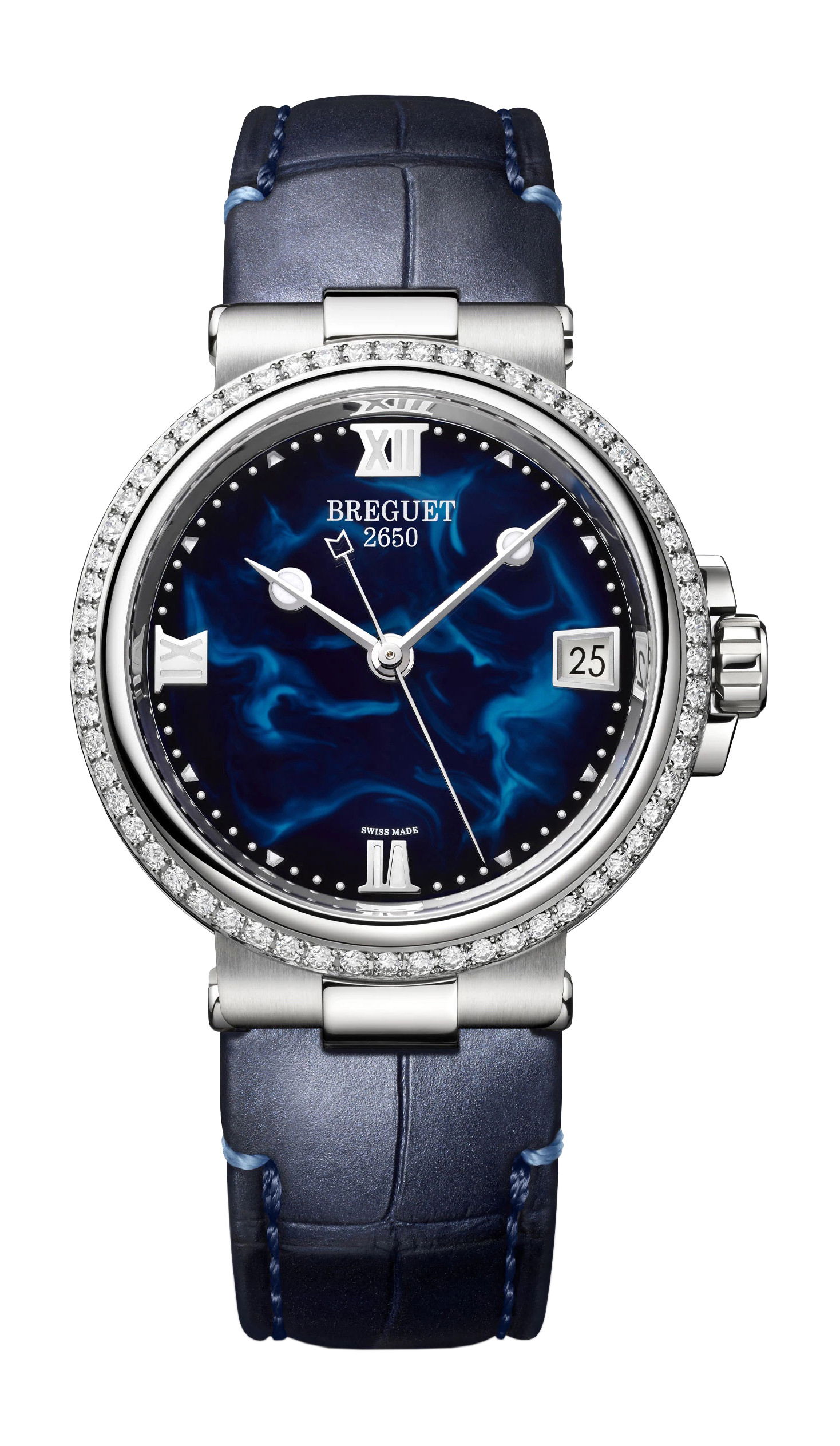Breguet Marine Dame 9518 luxury timepiece - detailed view