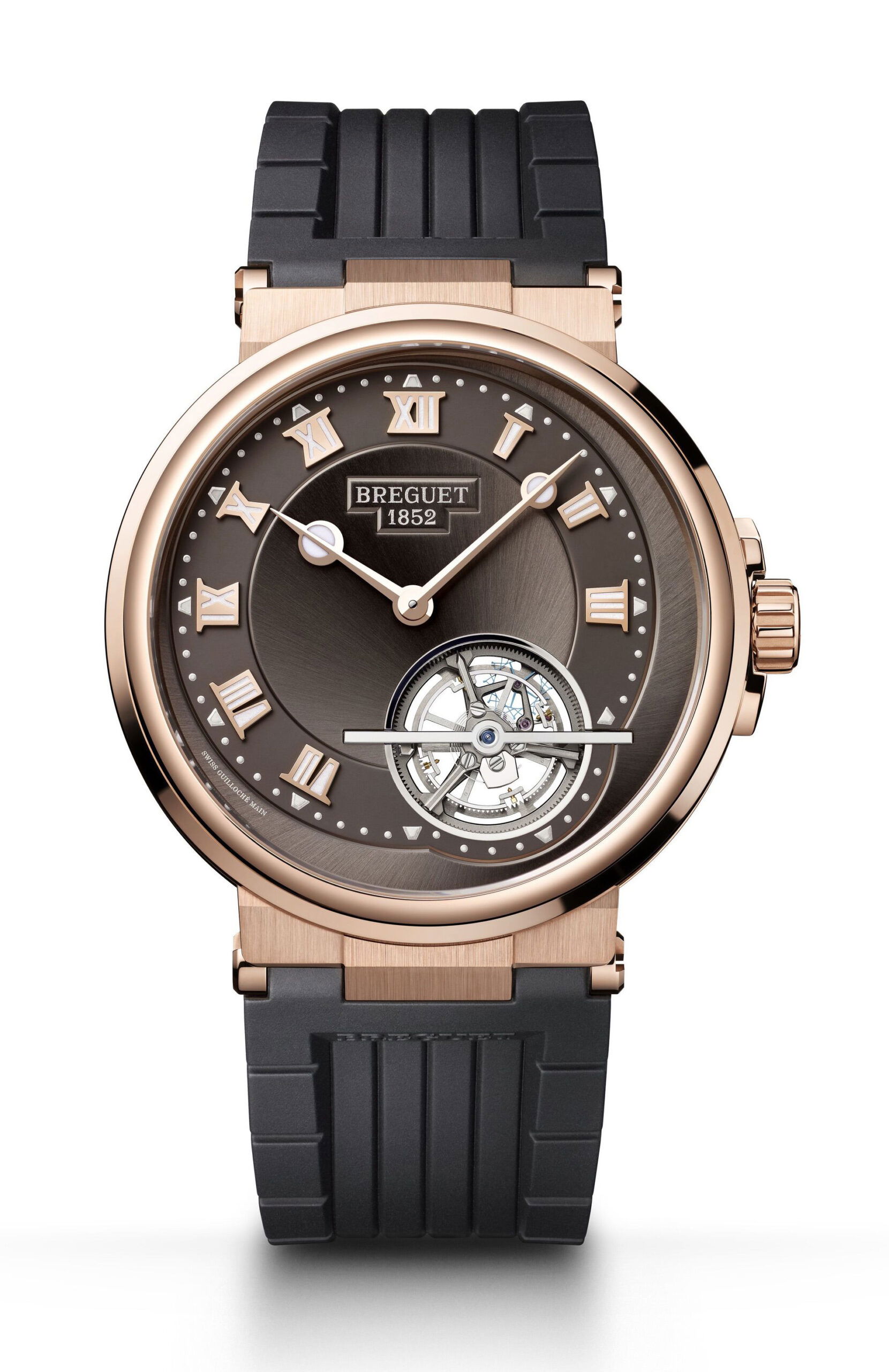 Breguet Marine Tourbillon 5577 luxury timepiece - detailed view