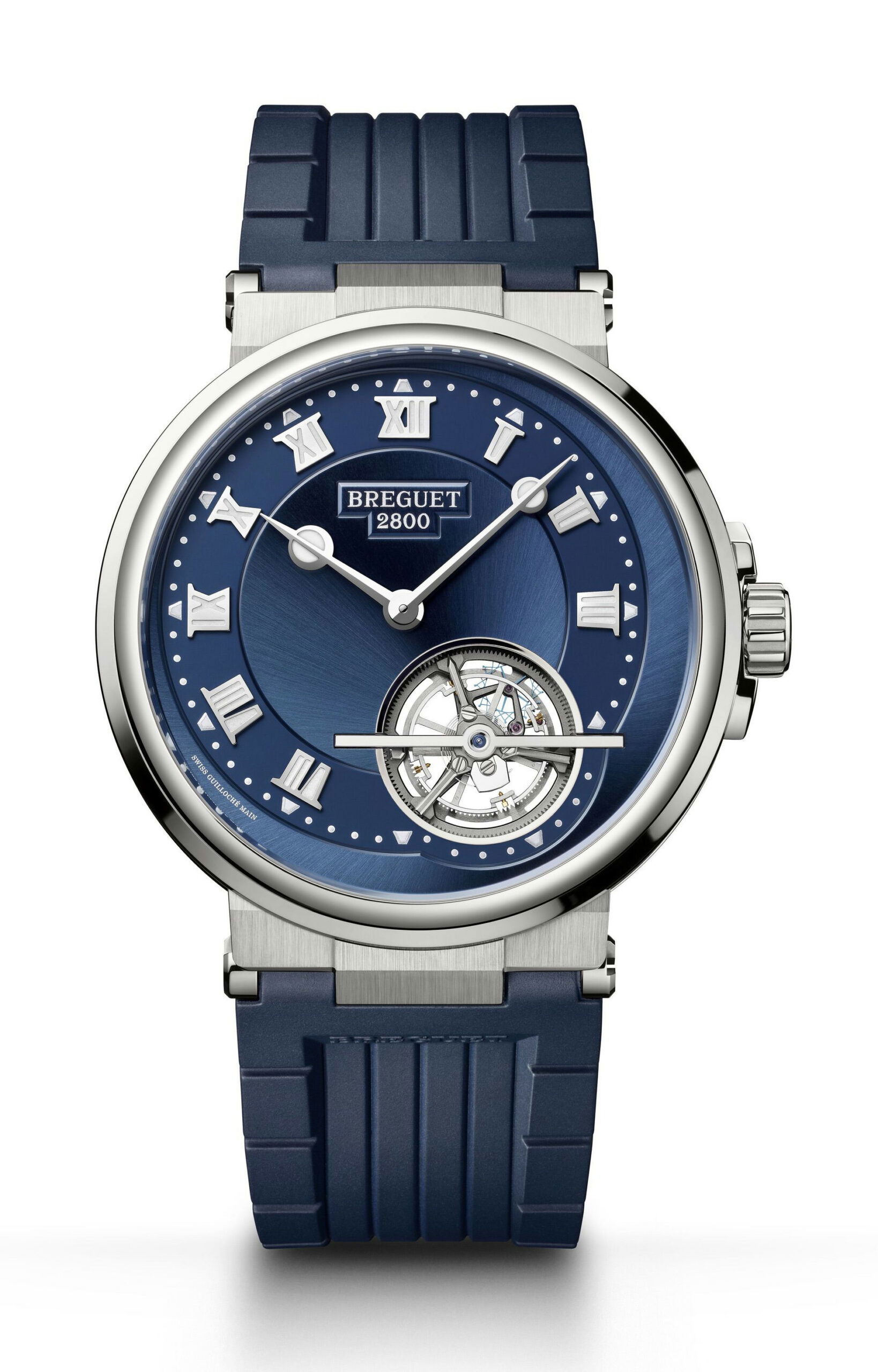 Breguet Marine Tourbillon 5577 luxury timepiece - detailed view