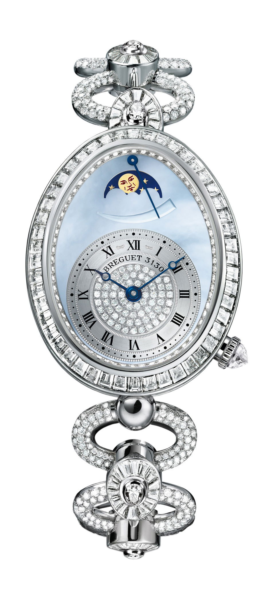 Breguet Reine de Naples 8909 luxury timepiece - detailed view