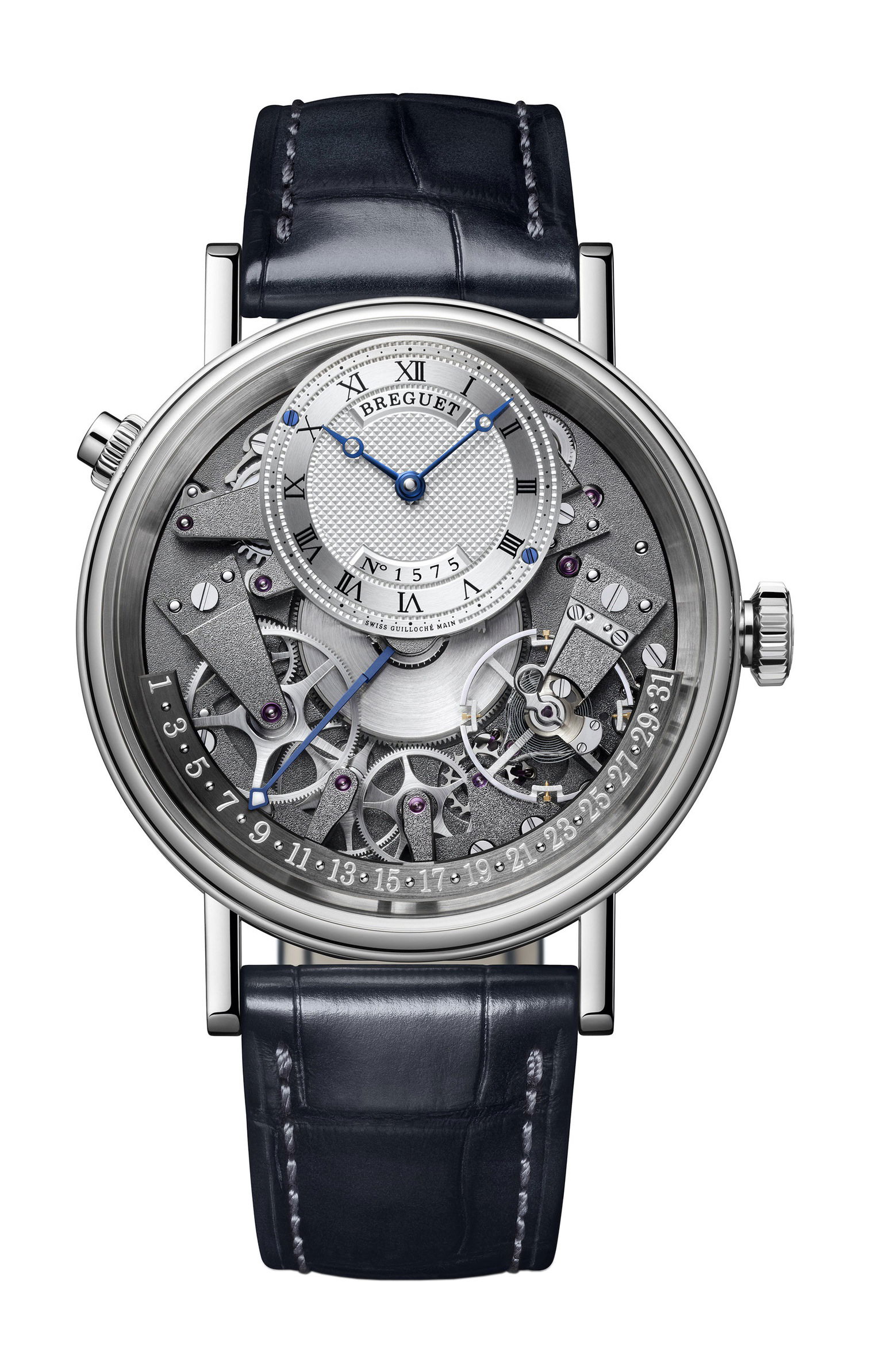 Breguet Tradition Quantième Rétrograde luxury timepiece - detailed view