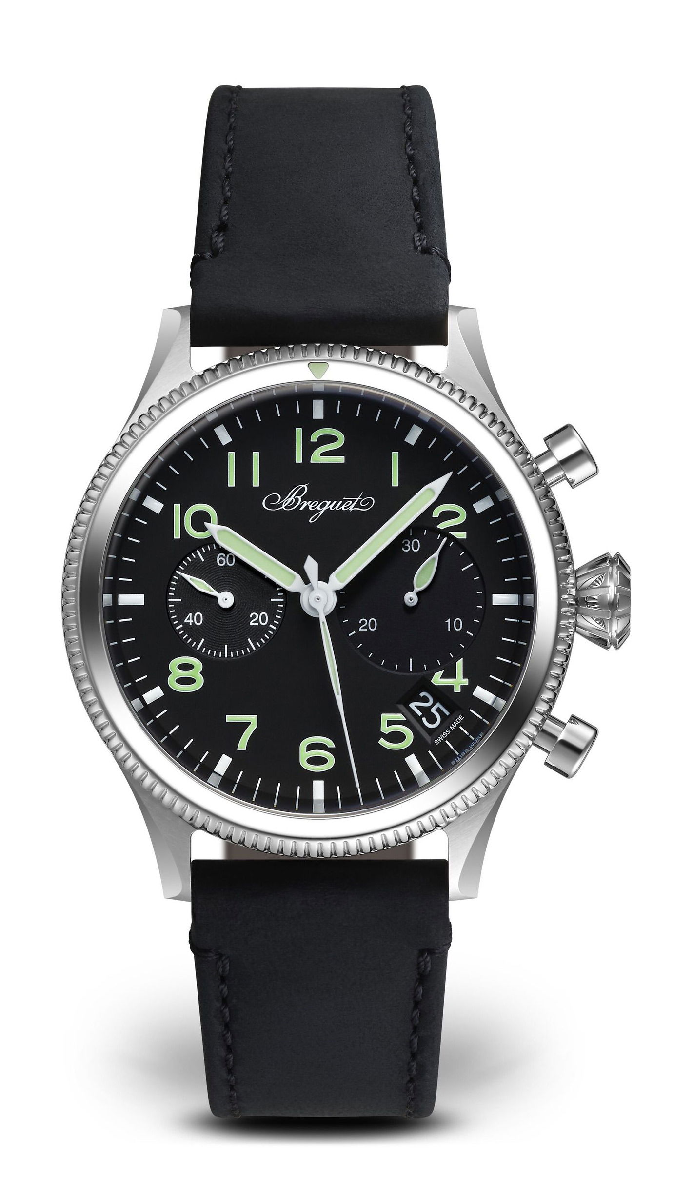 Breguet Type 20 Chronographe 2057 luxury timepiece - detailed view