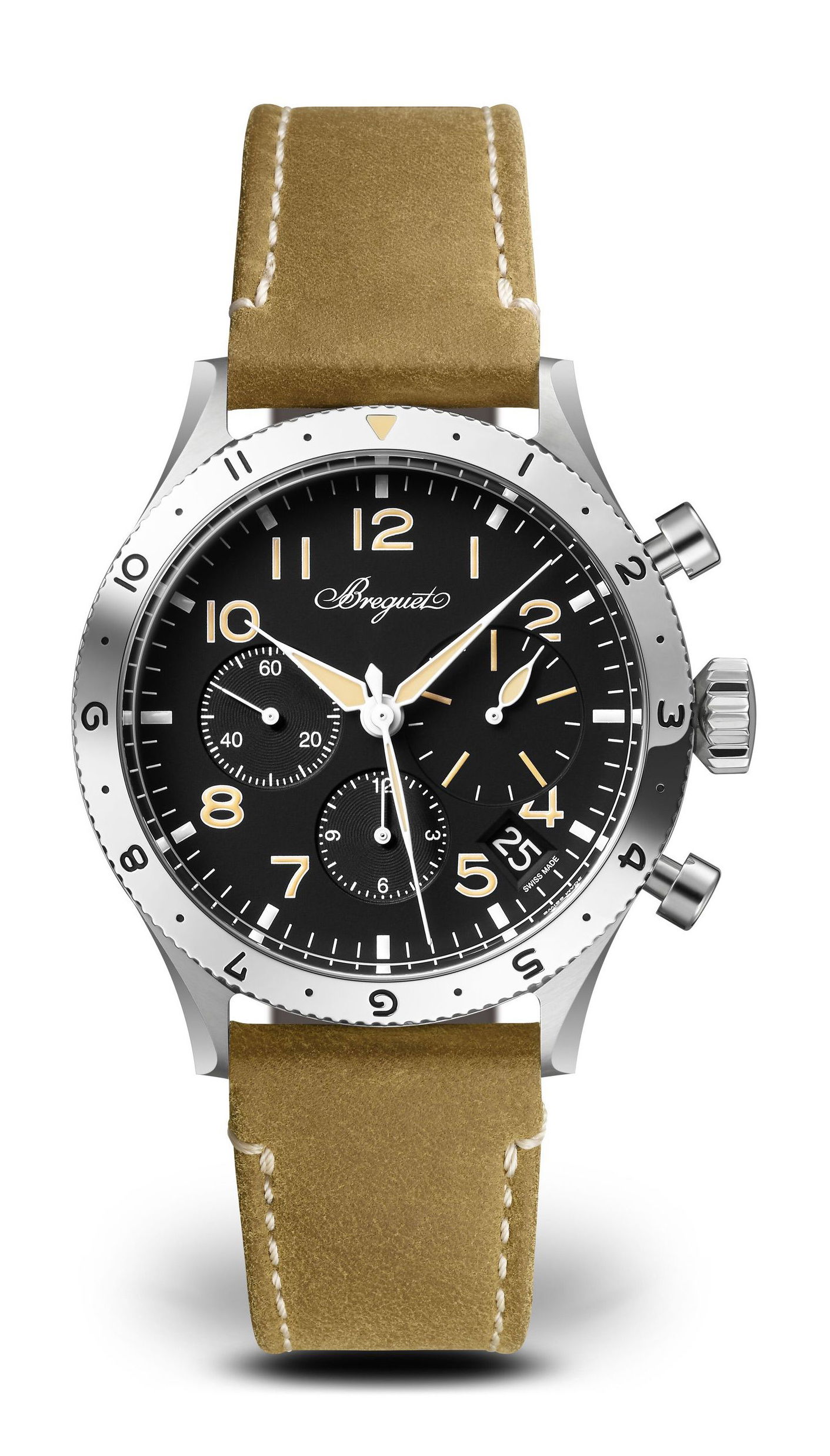 Breguet Type XX Chronographe 2067 luxury timepiece - detailed view