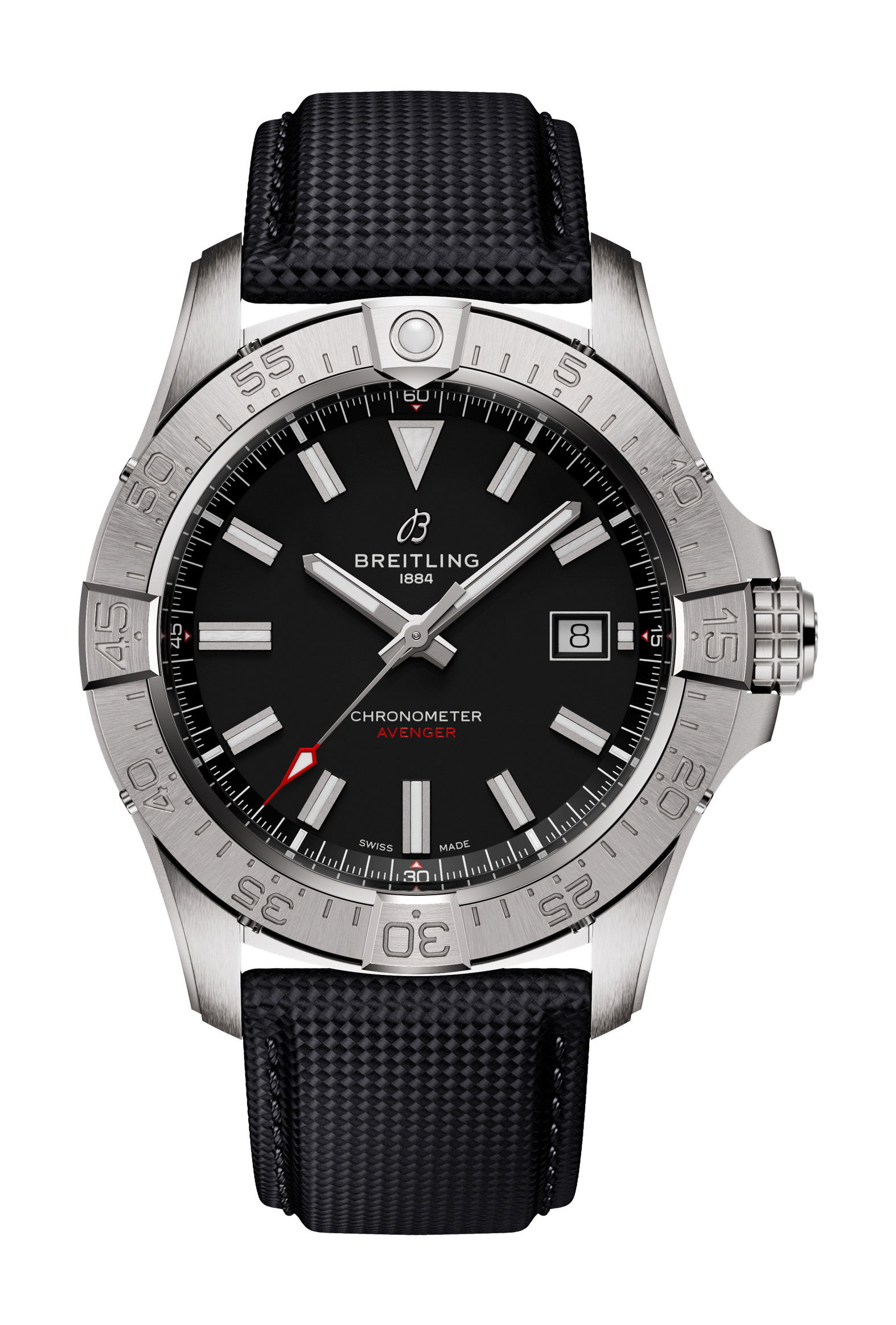 Breitling Avenger Automatic 42 luxury timepiece - detailed view