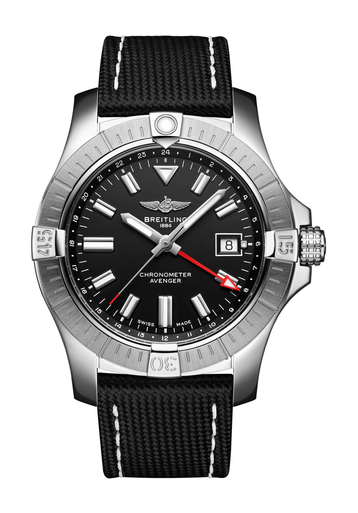 Breitling Avenger Automatic GMT 43 luxury timepiece - detailed view