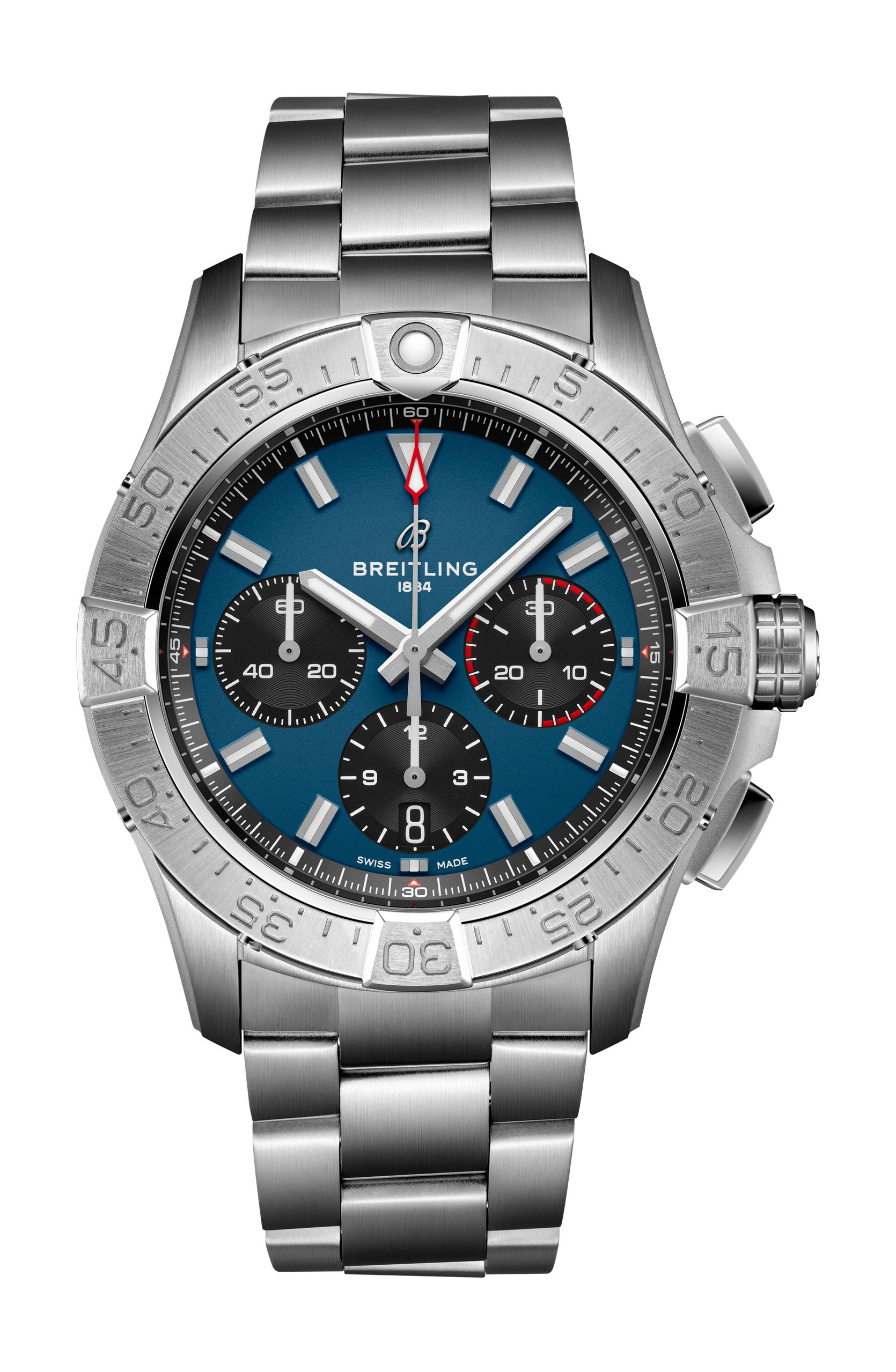 Breitling Avenger B01 Chronograph 42 luxury timepiece - detailed view
