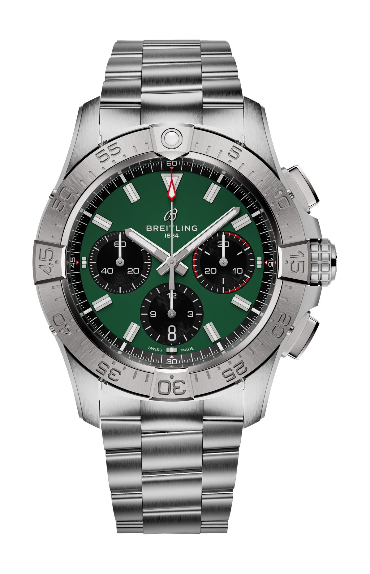 Breitling Avenger B01 Chronograph 42 luxury timepiece - detailed view