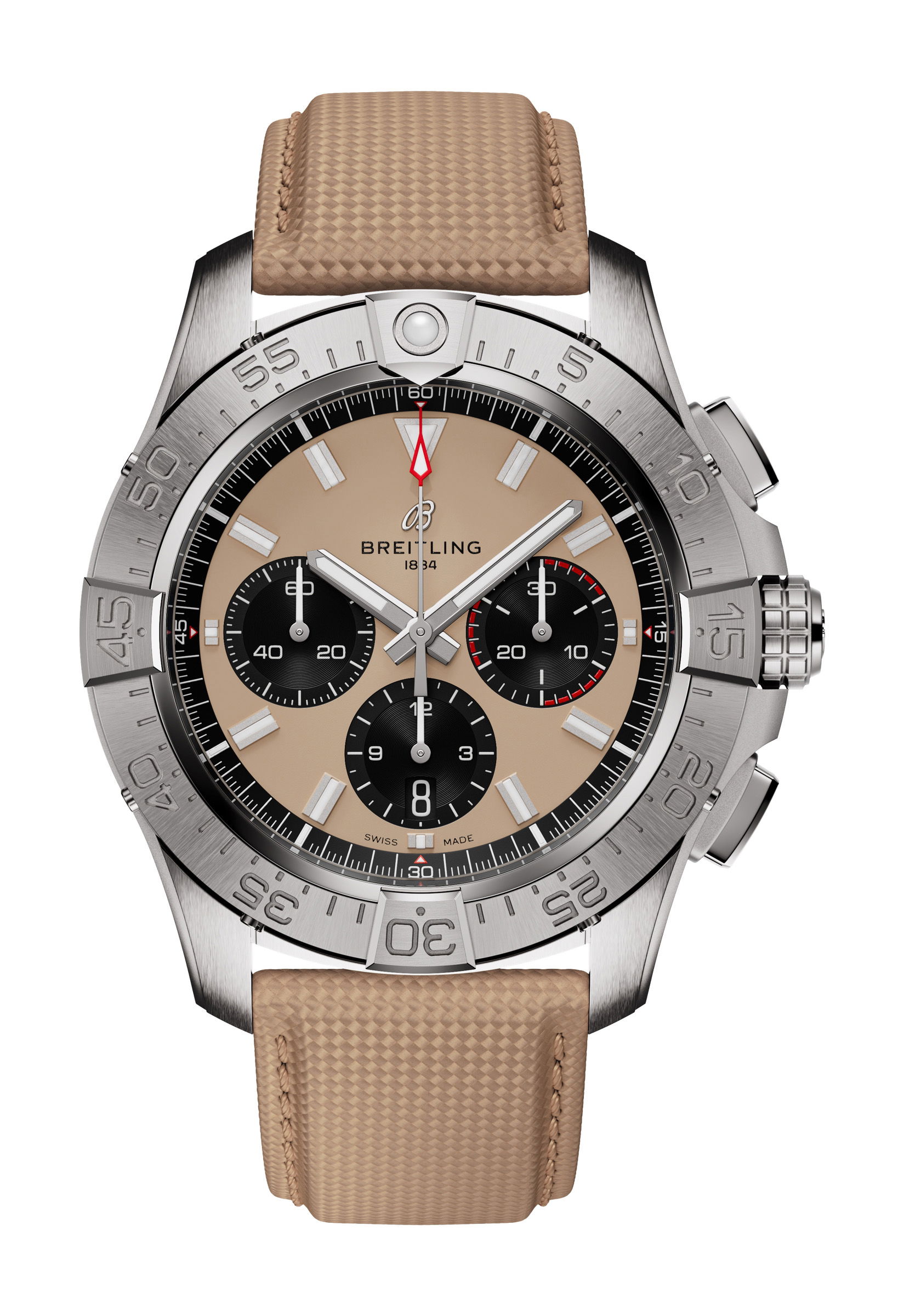 Breitling Avenger B01 Chronograph 44 luxury timepiece - detailed view