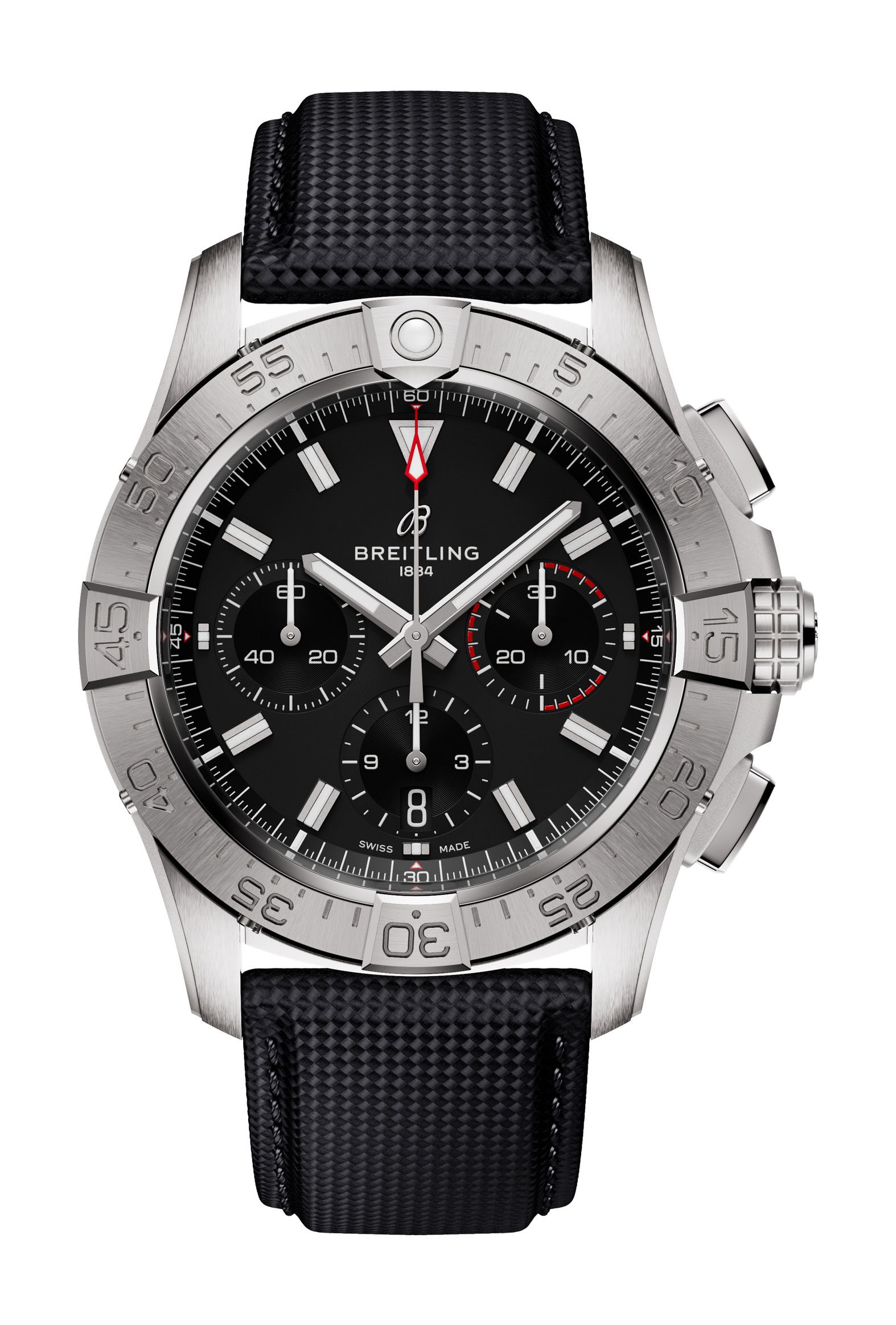 Breitling Avenger B01 Chronograph 44 luxury timepiece - detailed view