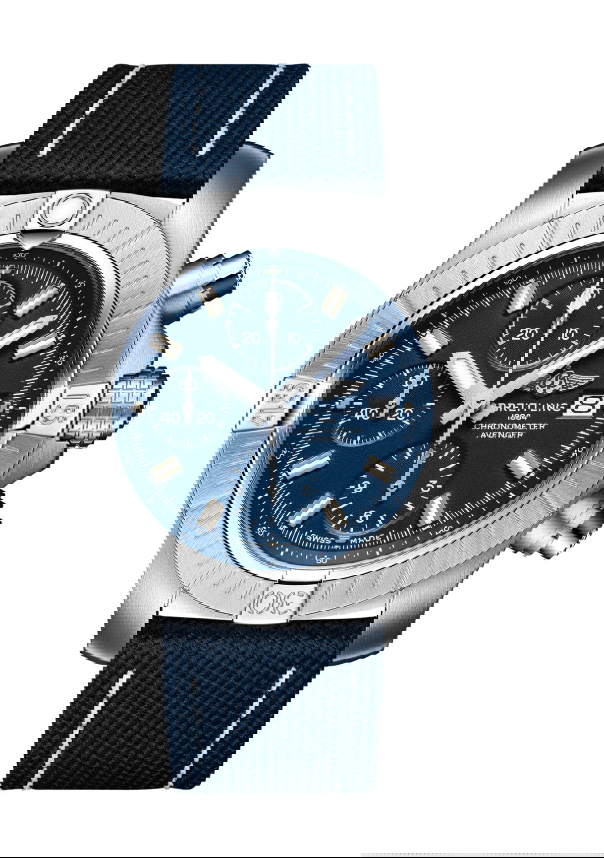 Breitling Avenger Chronograph 43 luxury timepiece - detailed view