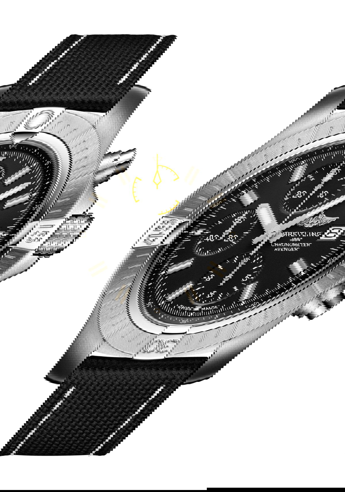 Breitling Avenger Chronograph 45 luxury timepiece - detailed view