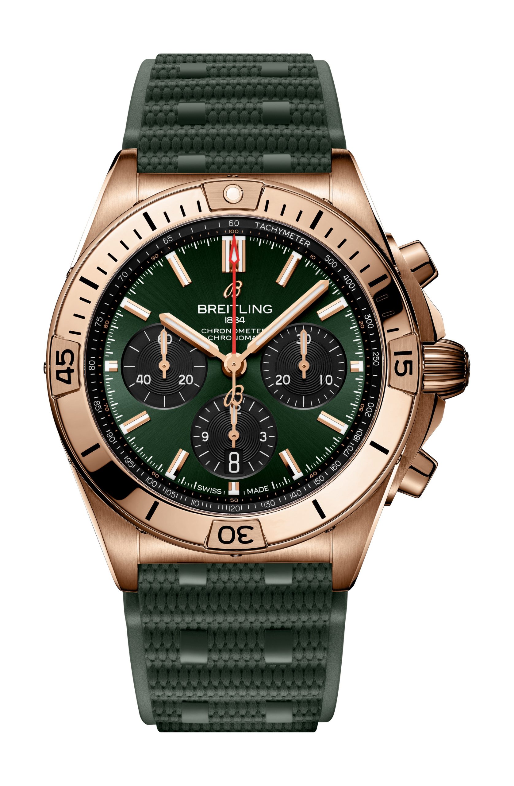 Breitling Chronomat B01 42 luxury timepiece - detailed view